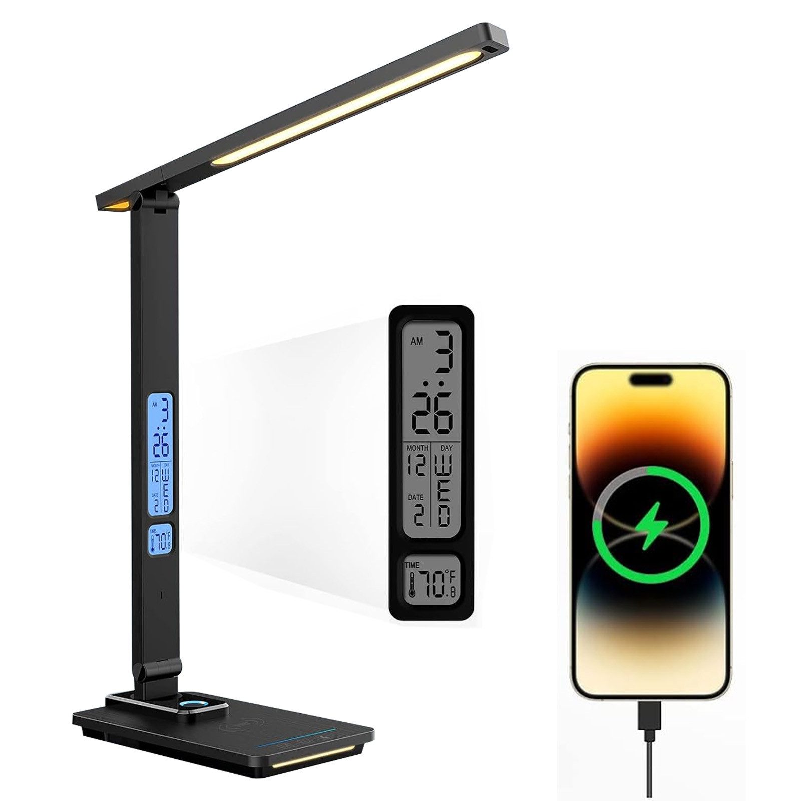 REDOM LED Schreibtischlampe Nachtlicht Leselampe mit günstig online kaufen
