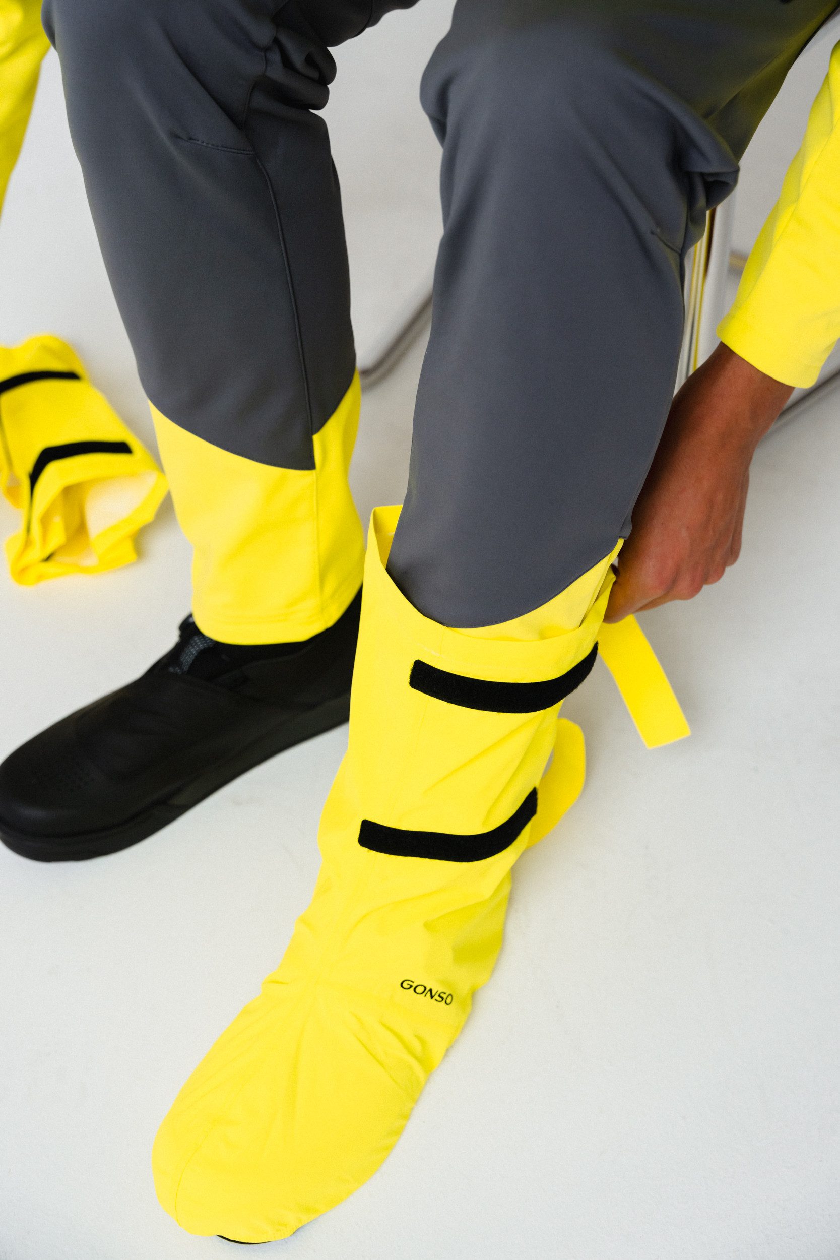 Gonso Save Shoecover Fahrradschuh wasserdichter Überschuh, Schuhüberzieher, Easy Entry System