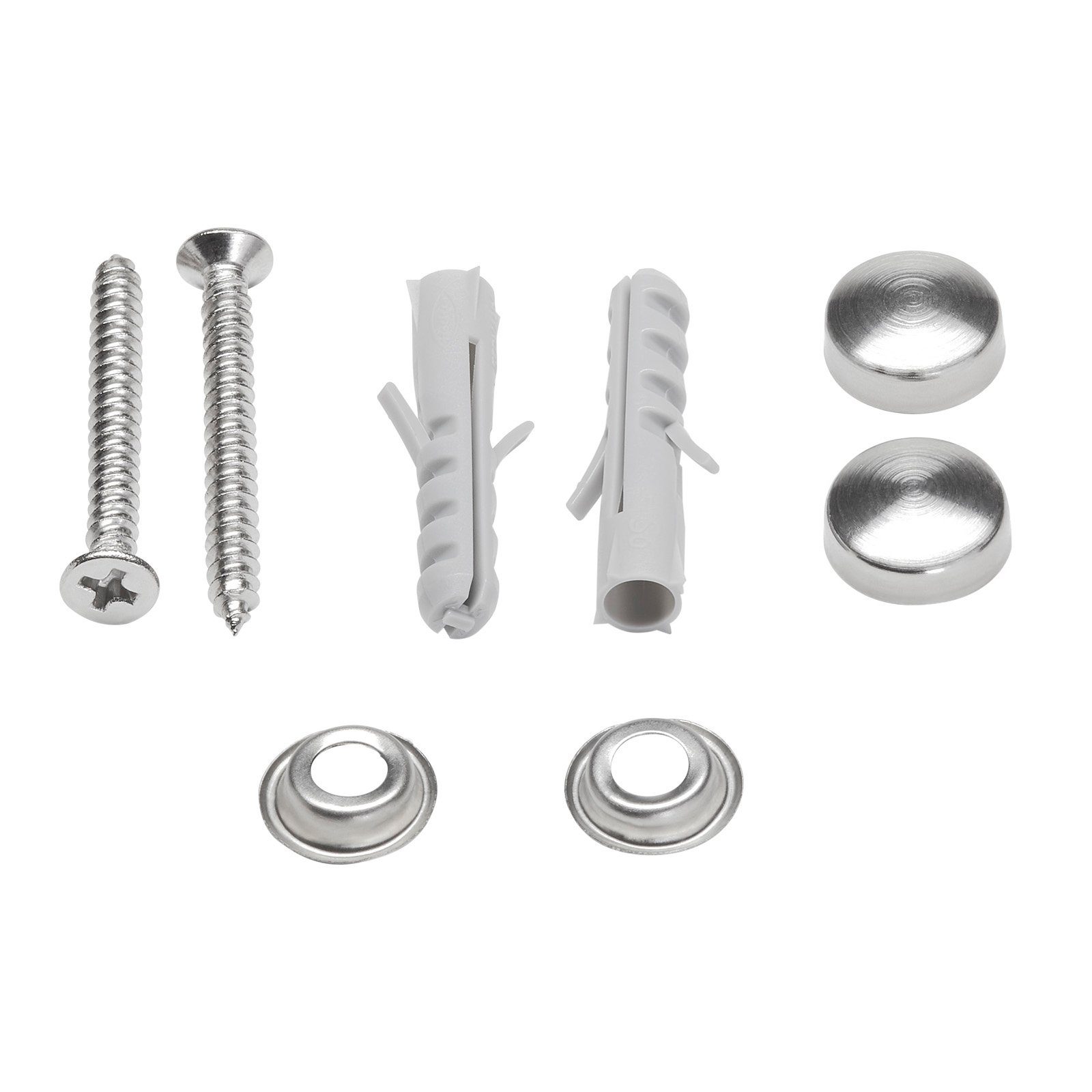 SO-TECH® Garderobenleiste Hakenleiste JOEL echt Edelstahl Garderobenhaken Wandhaken (1 St), mit 4 Haken - Länge 310 mm – Bild 4 von 5