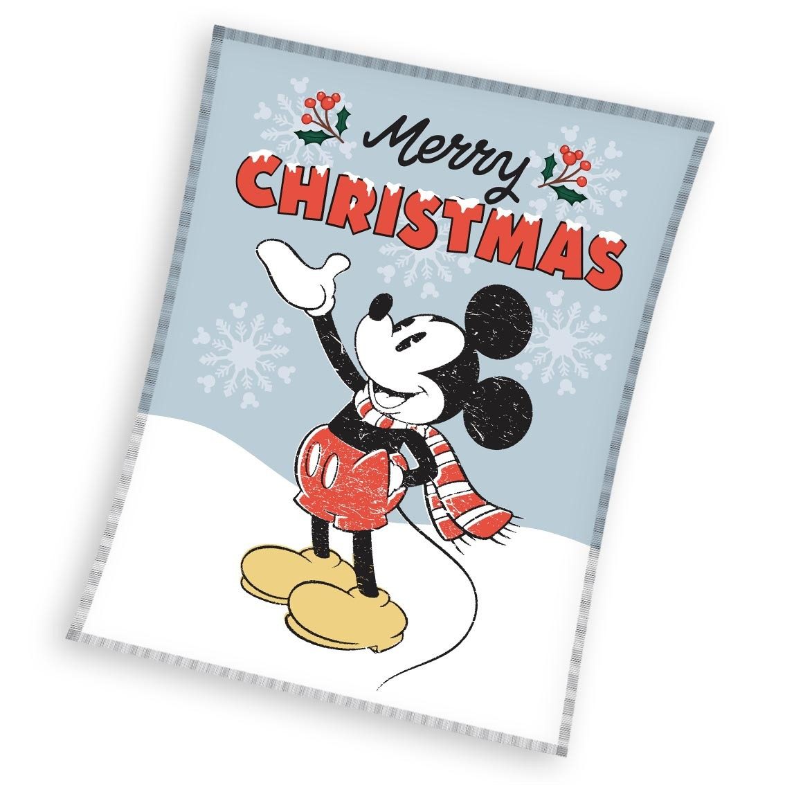 Wohndecke Minnie Mouse and Mickey Mouse Fleecedecke Kuscheldecke 130 x 160 cm, Disney