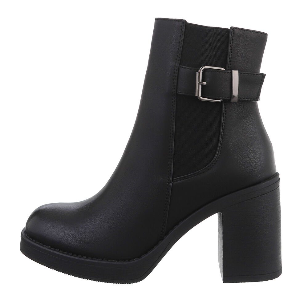 Damen Freizeit High-Heel-Stiefelette