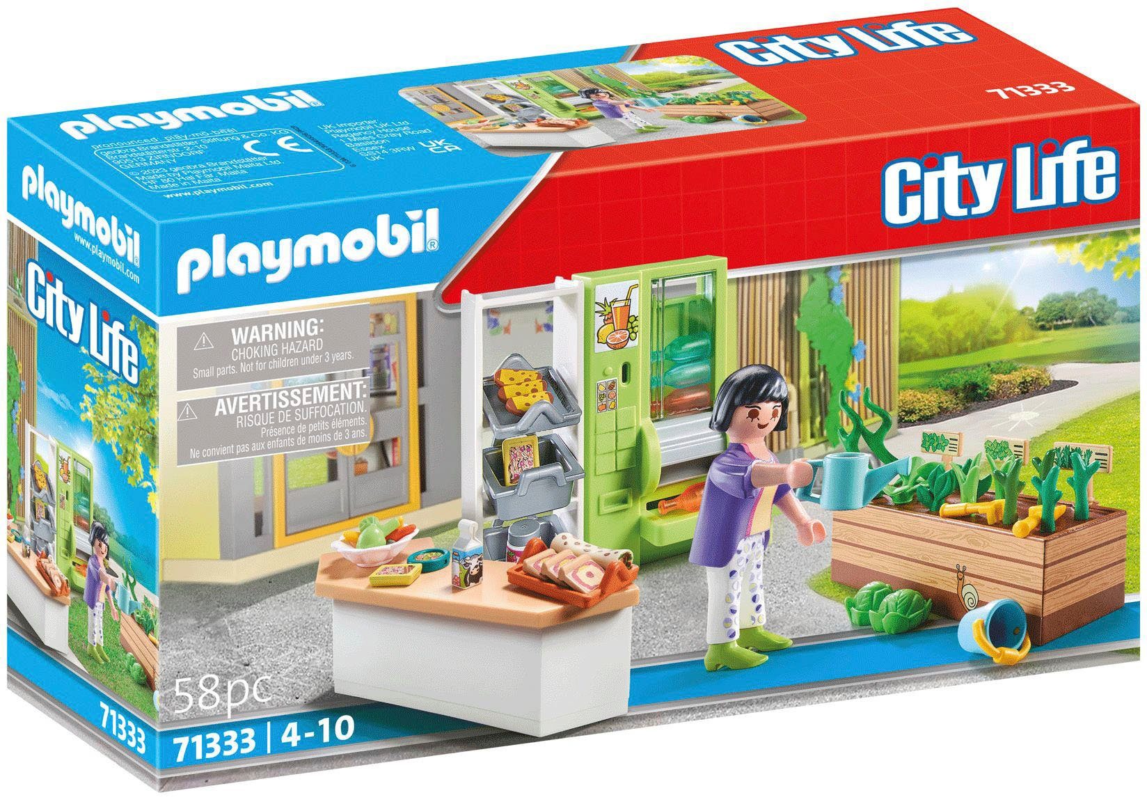 Playmobil® Konstruktions-Spielset Schulkiosk (71333), City Life, (58 St), Made in Europe