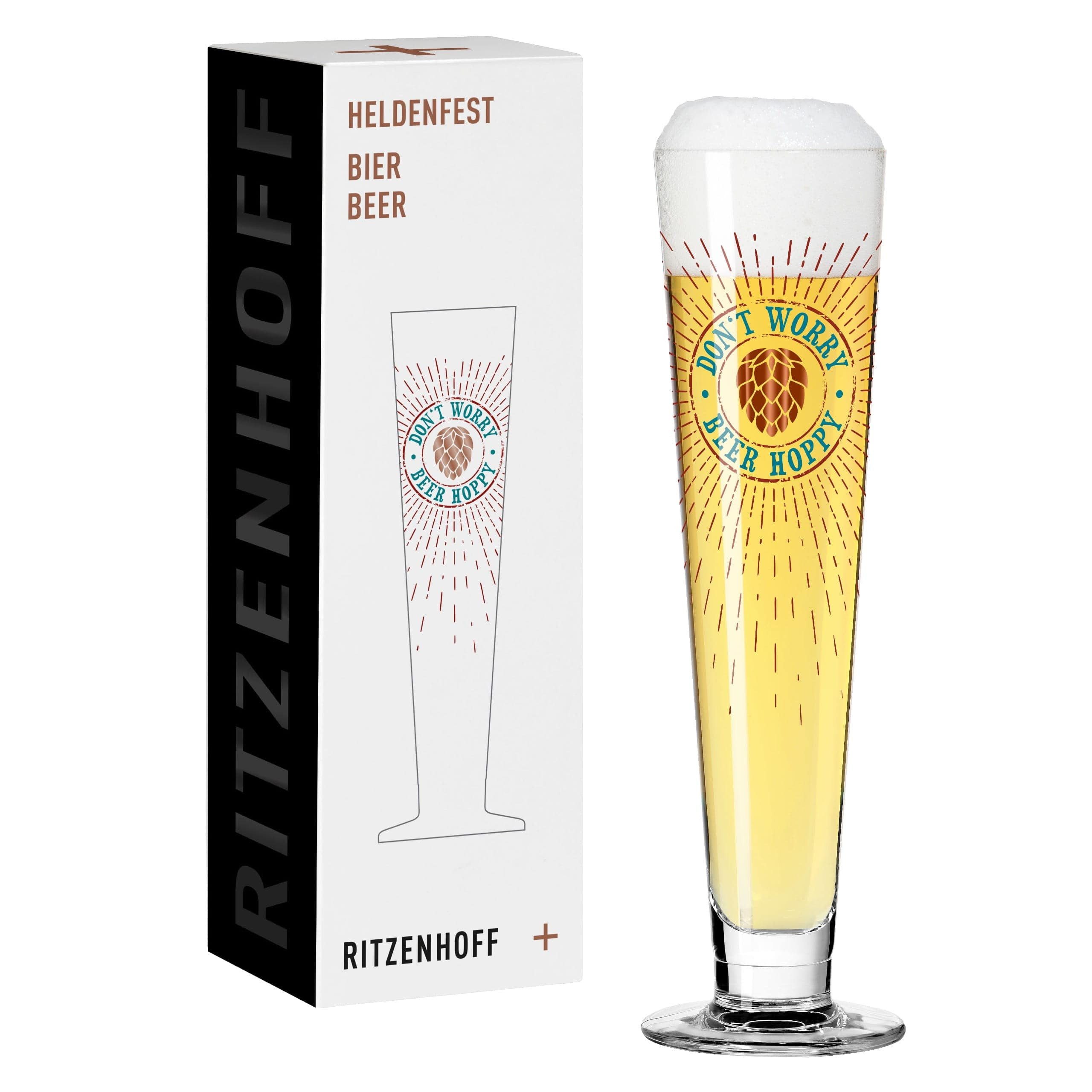 Ritzenhoff Bierglas Heldenfest, Kristallglas