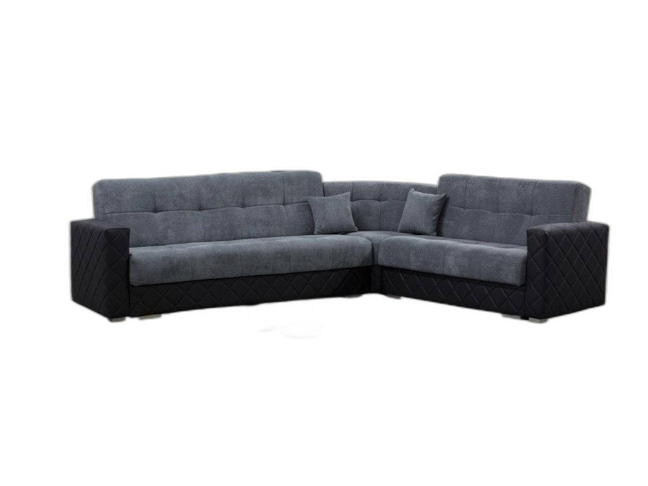 Xlmoebel Ecksofa Moderne Textilpolster Couch in klassischem Design, 1 Teile, Hergestellt in Europa