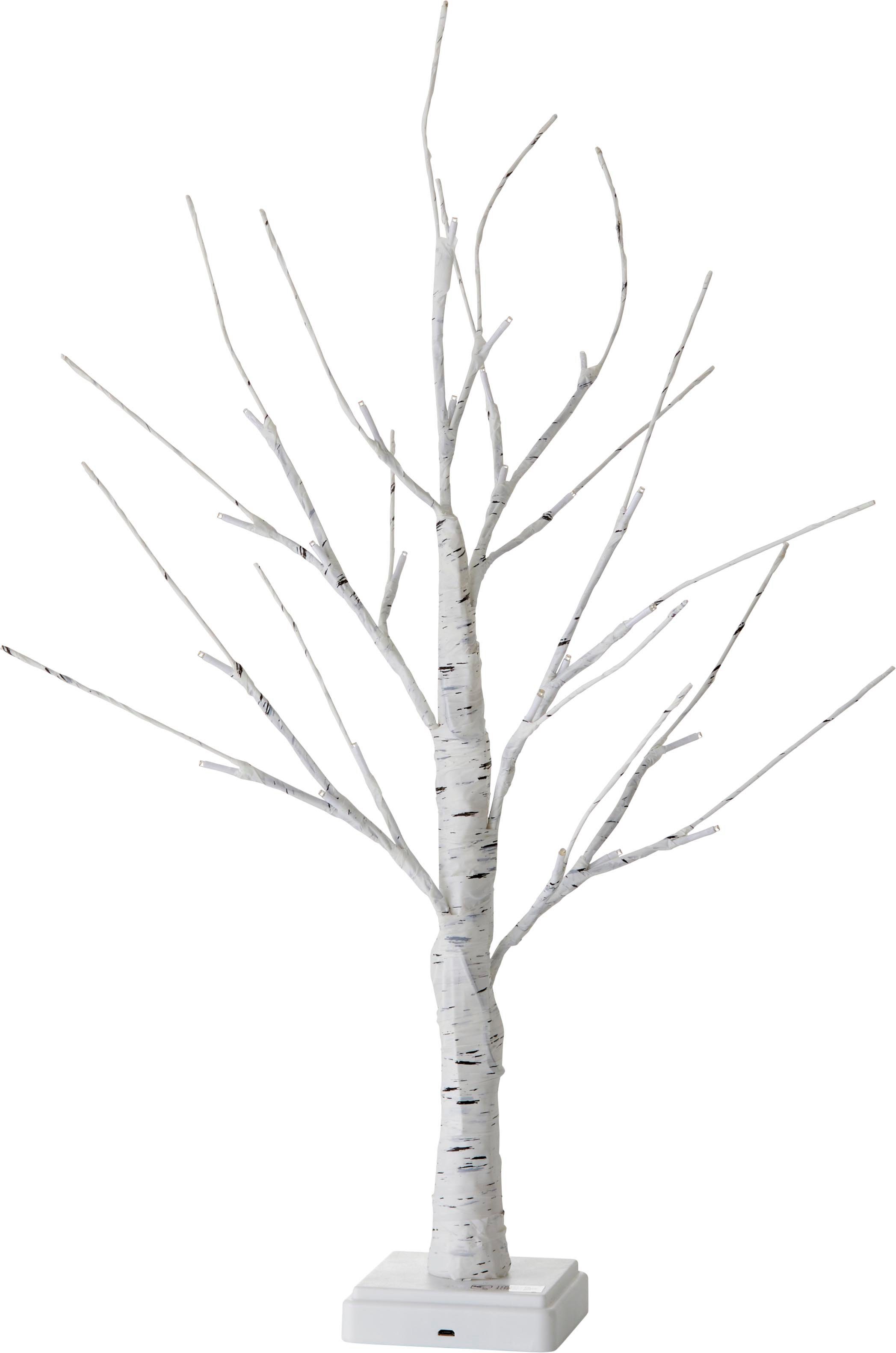 Northpoint Dekobaum LED Lichtbaum In- &Outdoor elastische Zweige  Timerfunktion