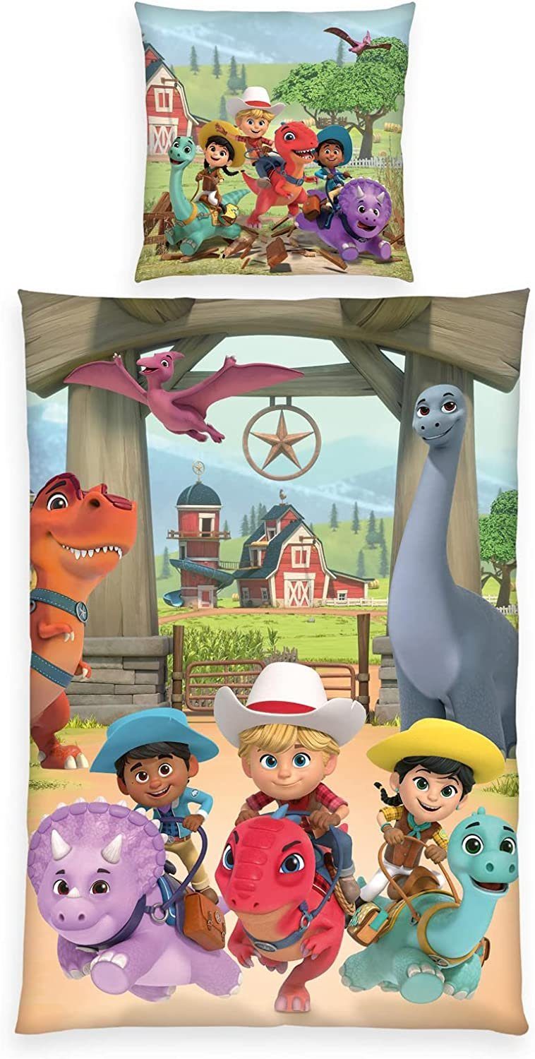 Kinderbettwäsche Dinoranch