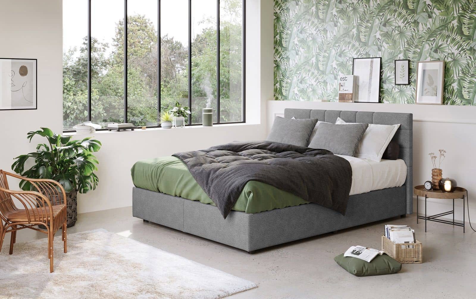 COTTA Boxbett Nala - inkl Topper und H3 Matratze (Bett inklusive Matratze und Topper), Inklusive Matratze und Topper, in verschiedenen Größen