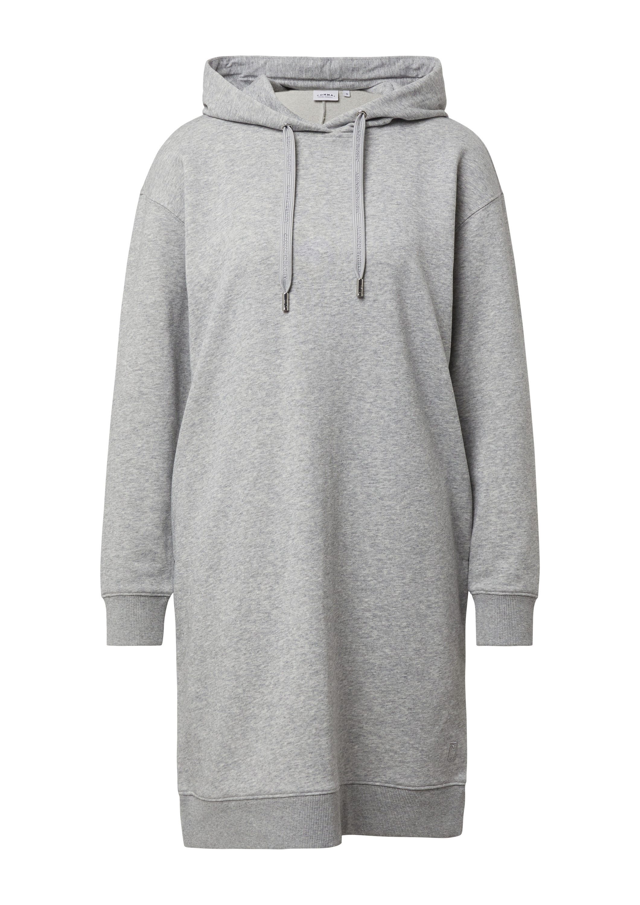 comma Minikleid Kleid Sweatkleid im Relaxed Fit