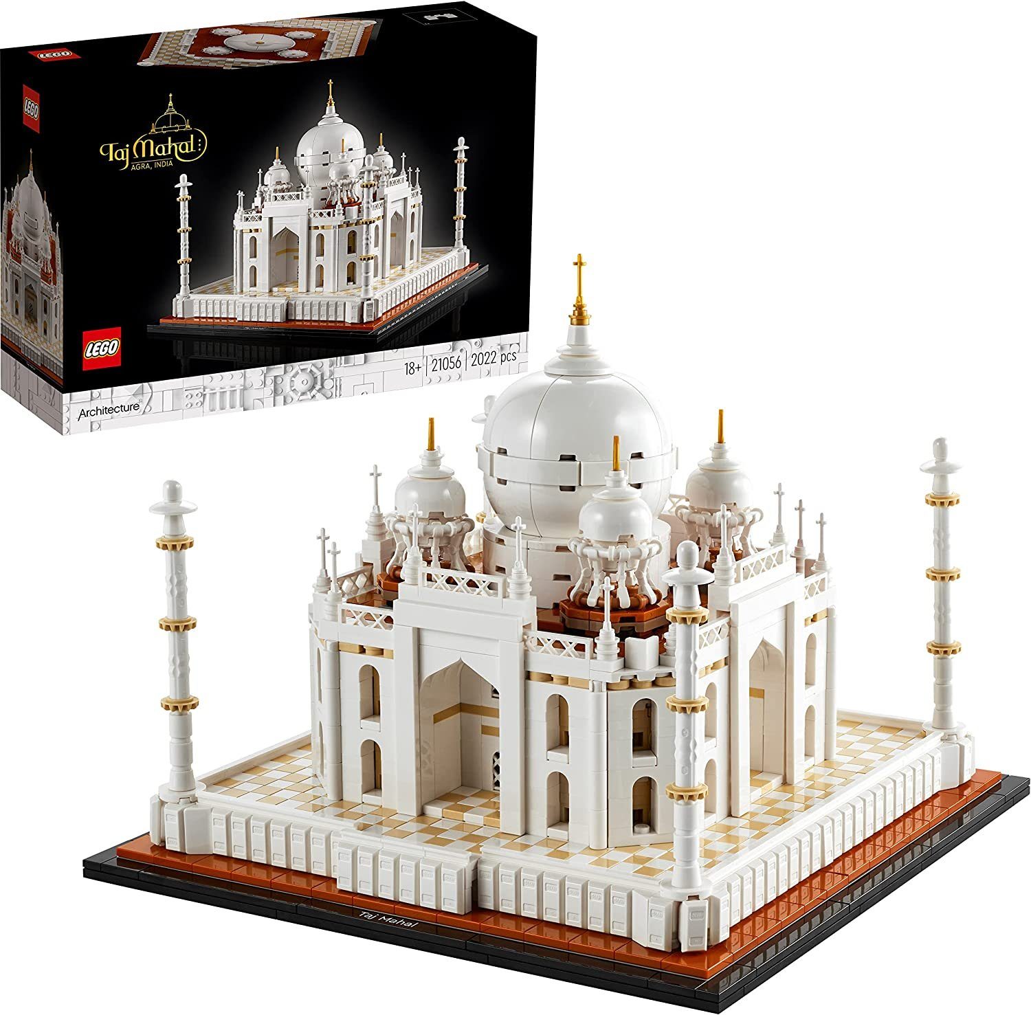 LEGO® Architecture 21056 Taj Mahal Bausatz geeignet ab 18 Jahren Spielbausteine, (2022 St)