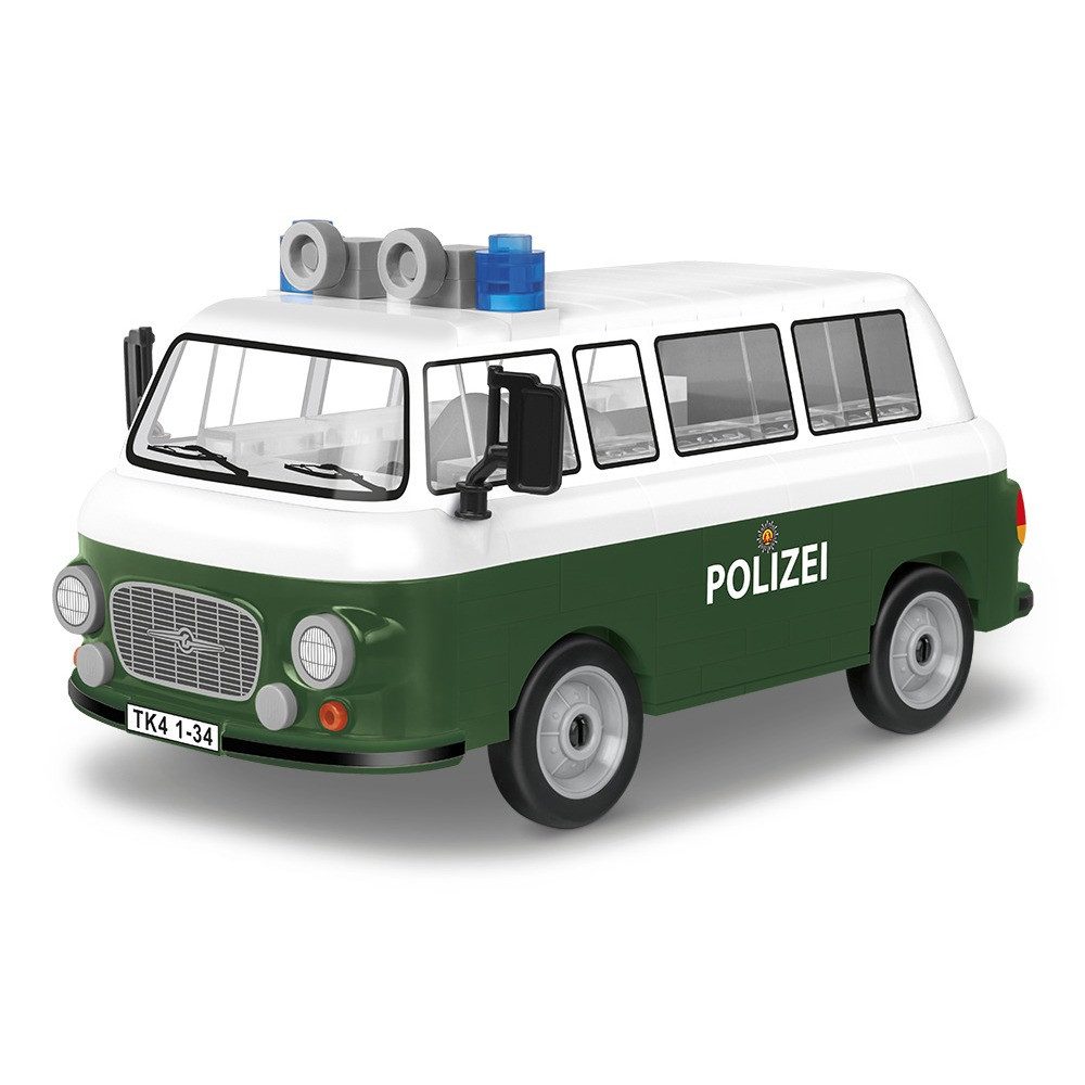 COBI Weihnachtsbaumkugel Bausatz Barkas B1000 Polizei grün/weiß 1:35 – Bild 2 von 5