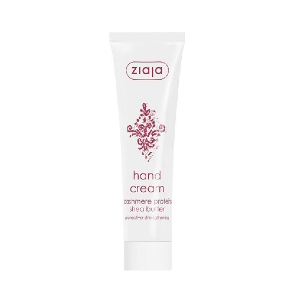 Ziaja Nagelpflegecreme Feuchtigkeitsspendende Handcreme mit Kaschmirproteinen und Sheabutter