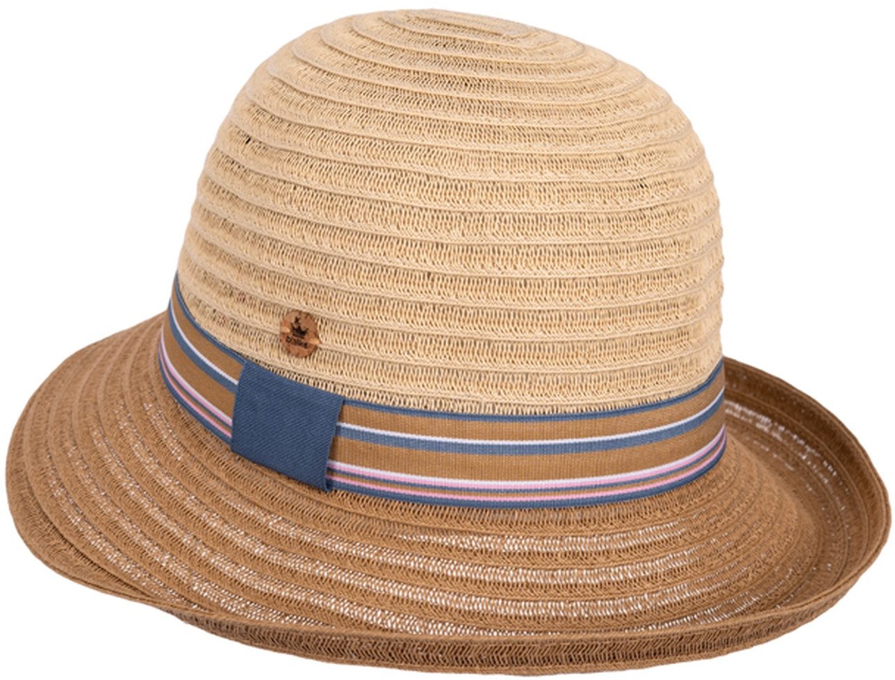 Balke Strohhut Cloche Lissy knautschbar mit Borte