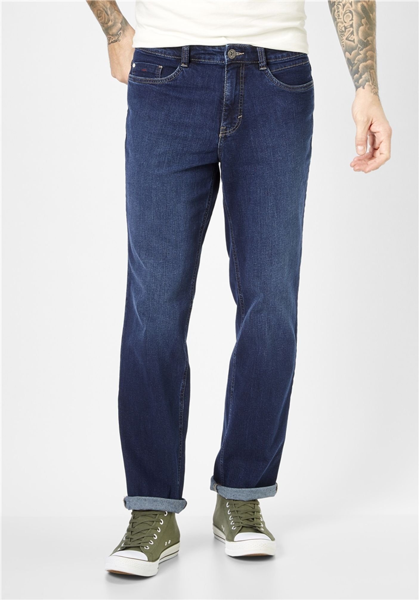 RANGER (4310) used 5-Pocket-Jeans stone dark PIPE Paddock's