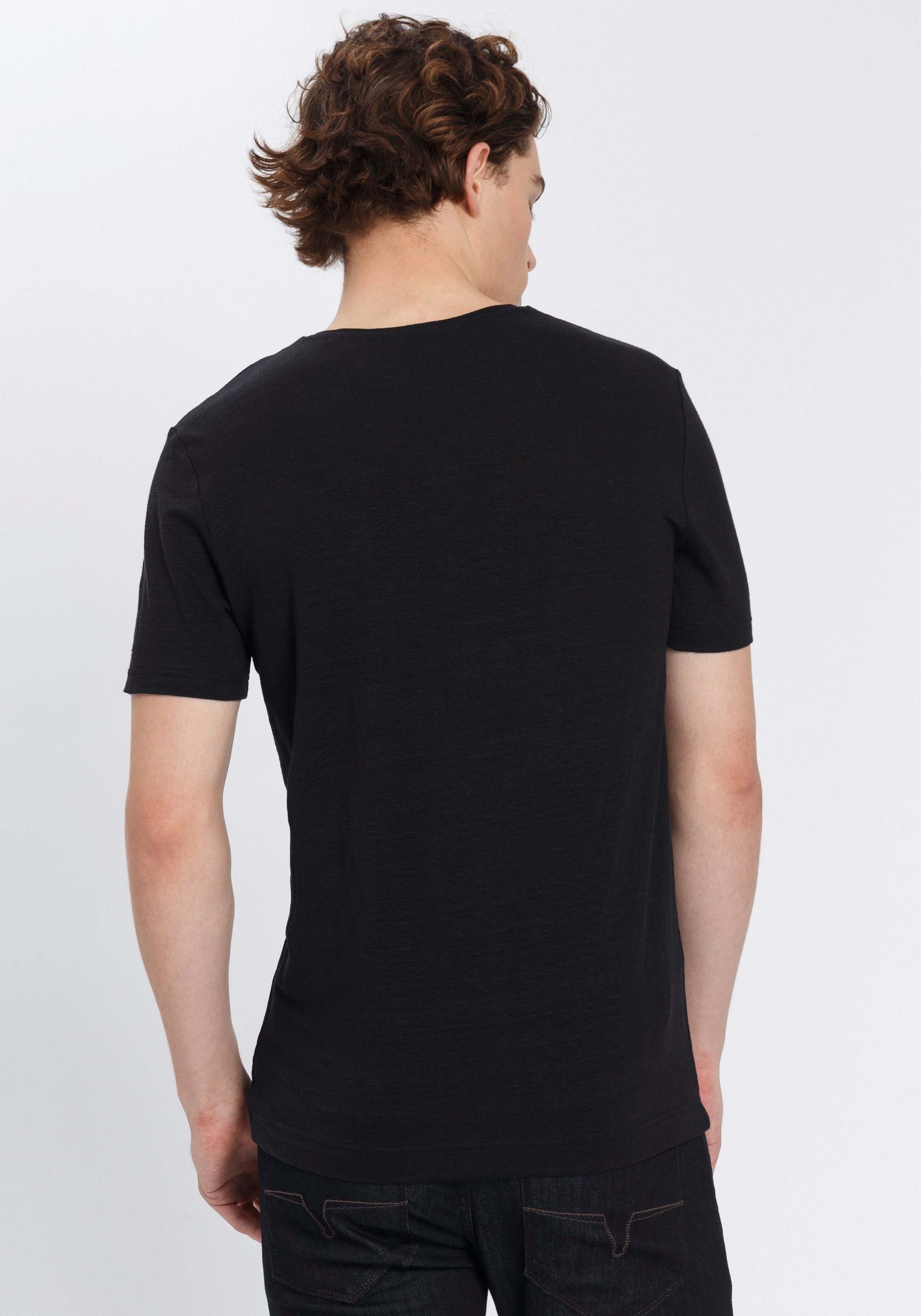 OLYMP T-Shirt Casual mit hohem Leinenanteil günstig online kaufen
