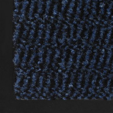 Fußmatte Türmatte Fußmatte Schmutzfangmatte Rechteckig Getuftet 90x150 cm Blau, vidaXL, Rechteck, Höhe: 150 mm