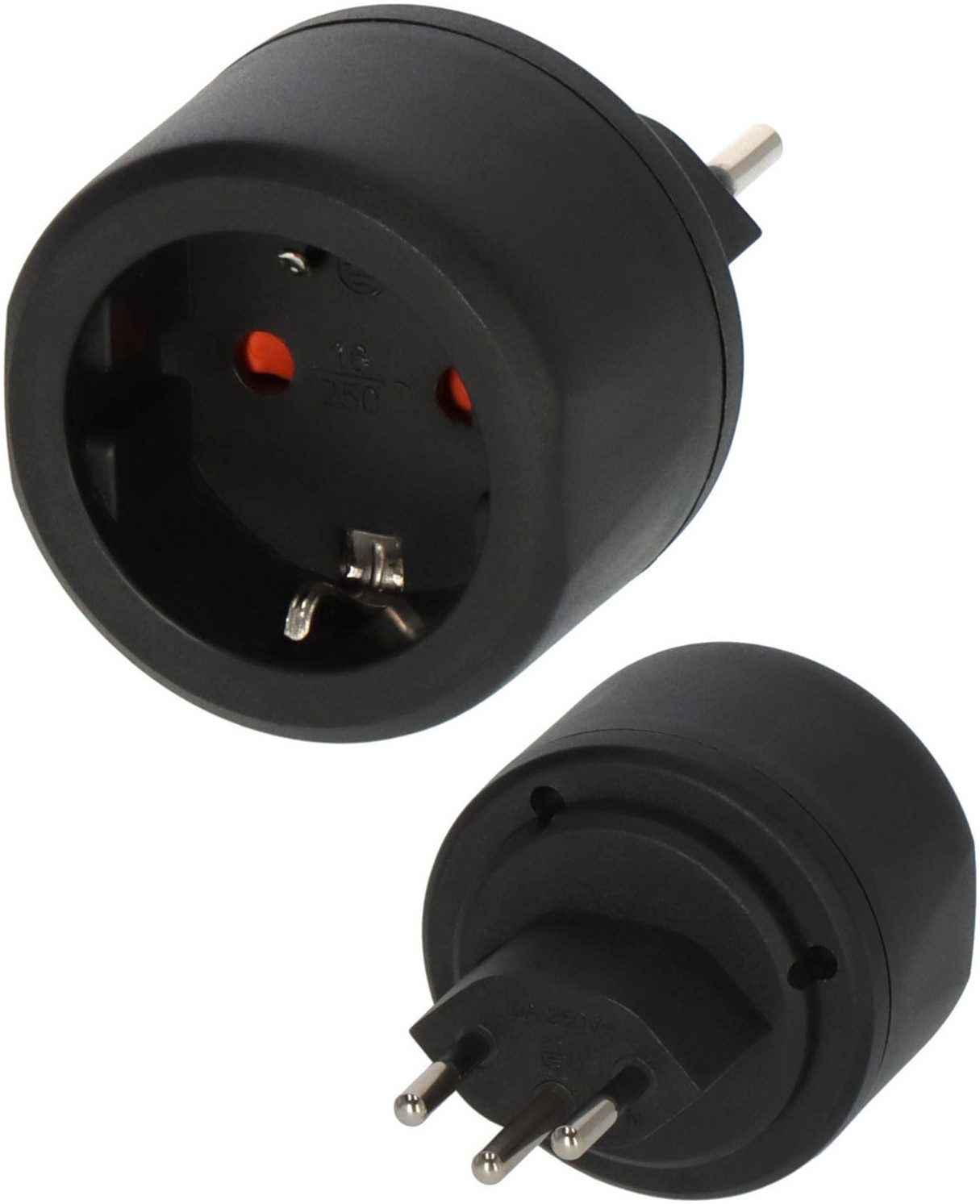 Brennenstuhl Reisestecker Schuko auf CH Затыкатьtyp F (Schuko) auf J (CH) Adapter zu Typ F (Schuko)