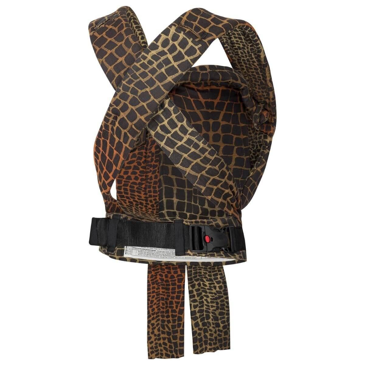 Hoppediz Babytrage Bondolino b.pure, Komforttrage ab Geburt (3 - 20 kg) Bauchtrage, Rückentrage & Hüfttrage