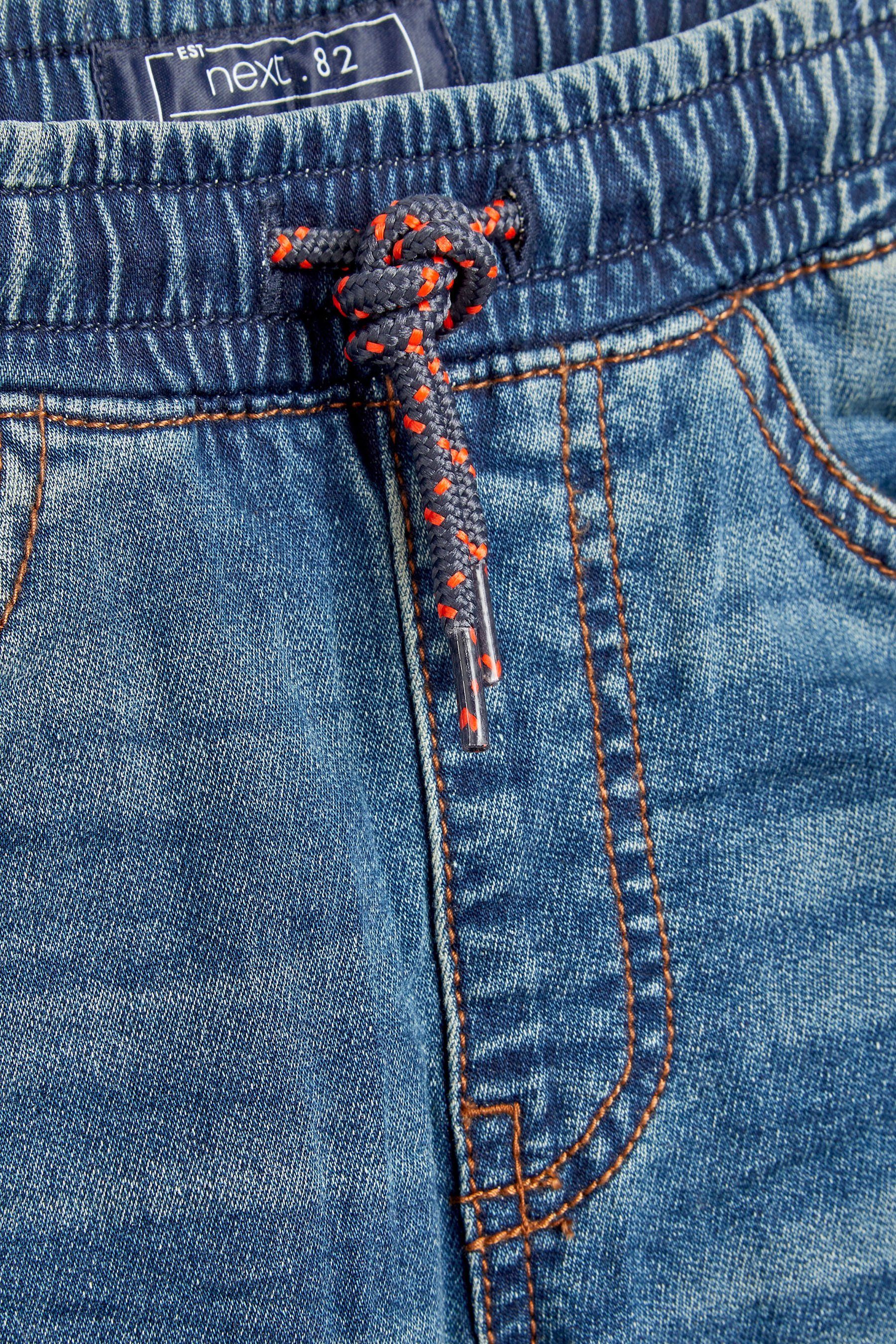 im Fit Waist Skinny-fit-Jeans Next Pull-On (1-tlg) Skinny Vintage Jersey-Jeans