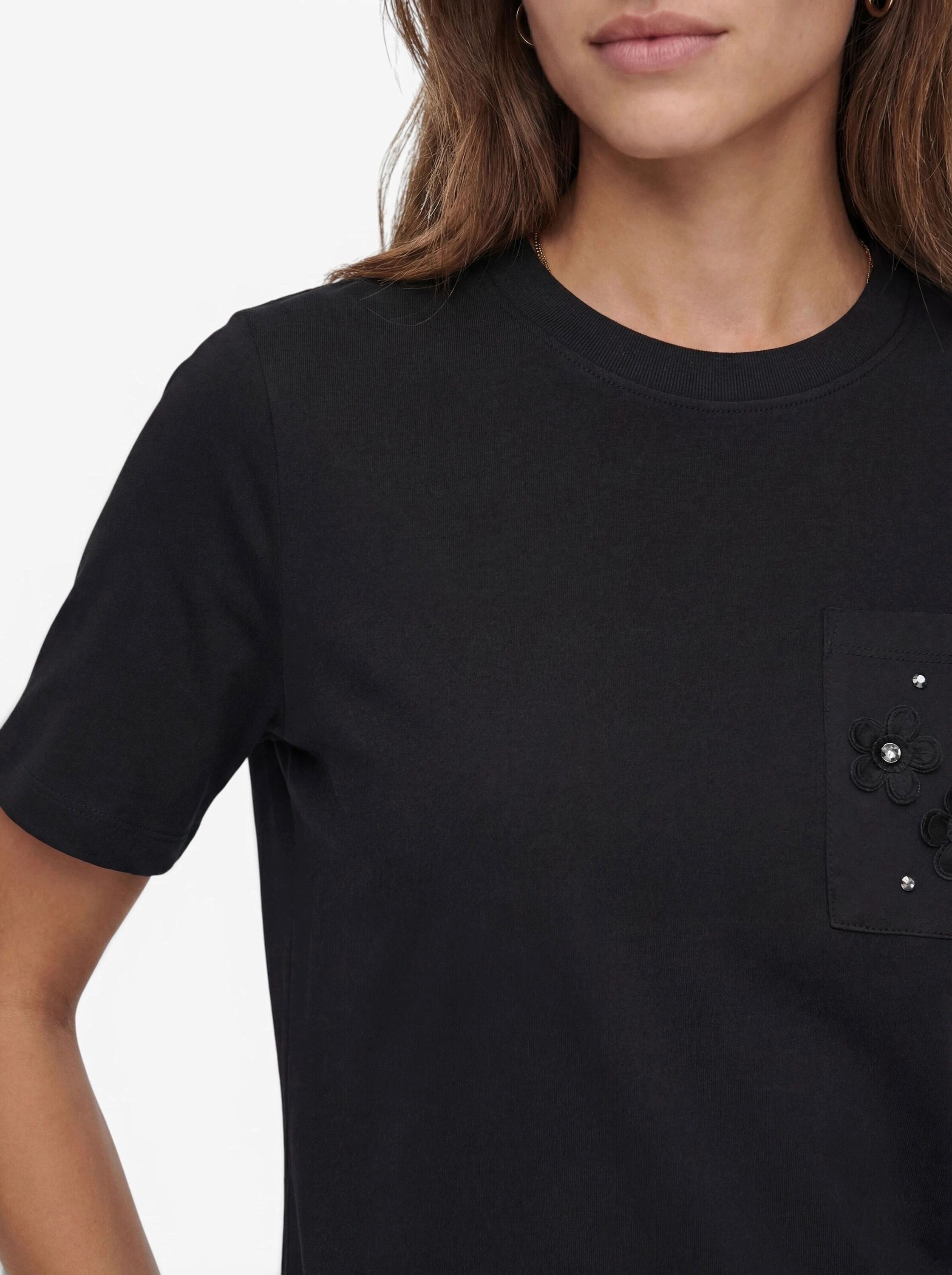 ONLY Funktionsshirt ONLZENIA (1-tlg) Ziersteine