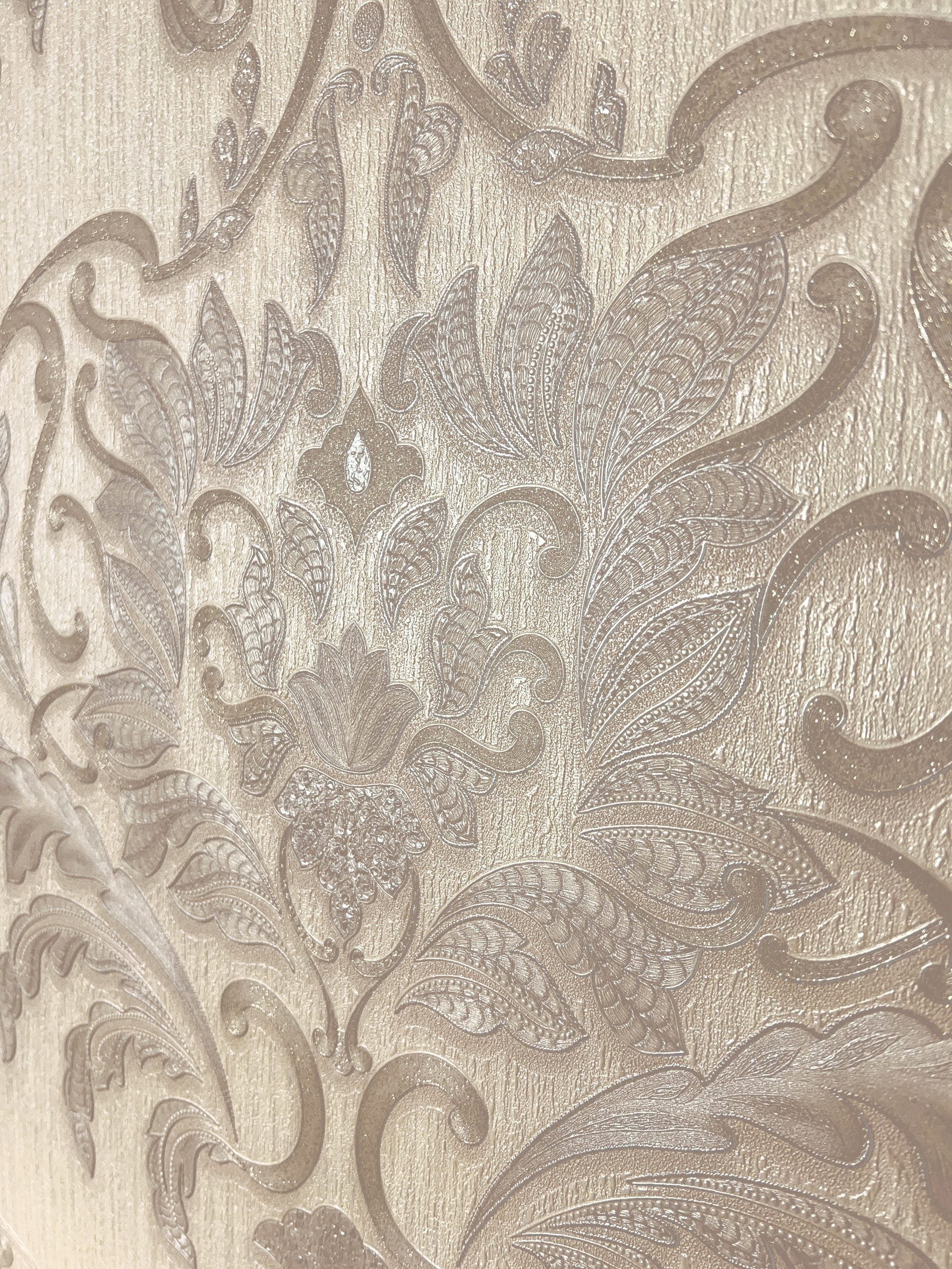 Newroom Vliestapete, Beige Tapete Vintage Ornament günstig online kaufen