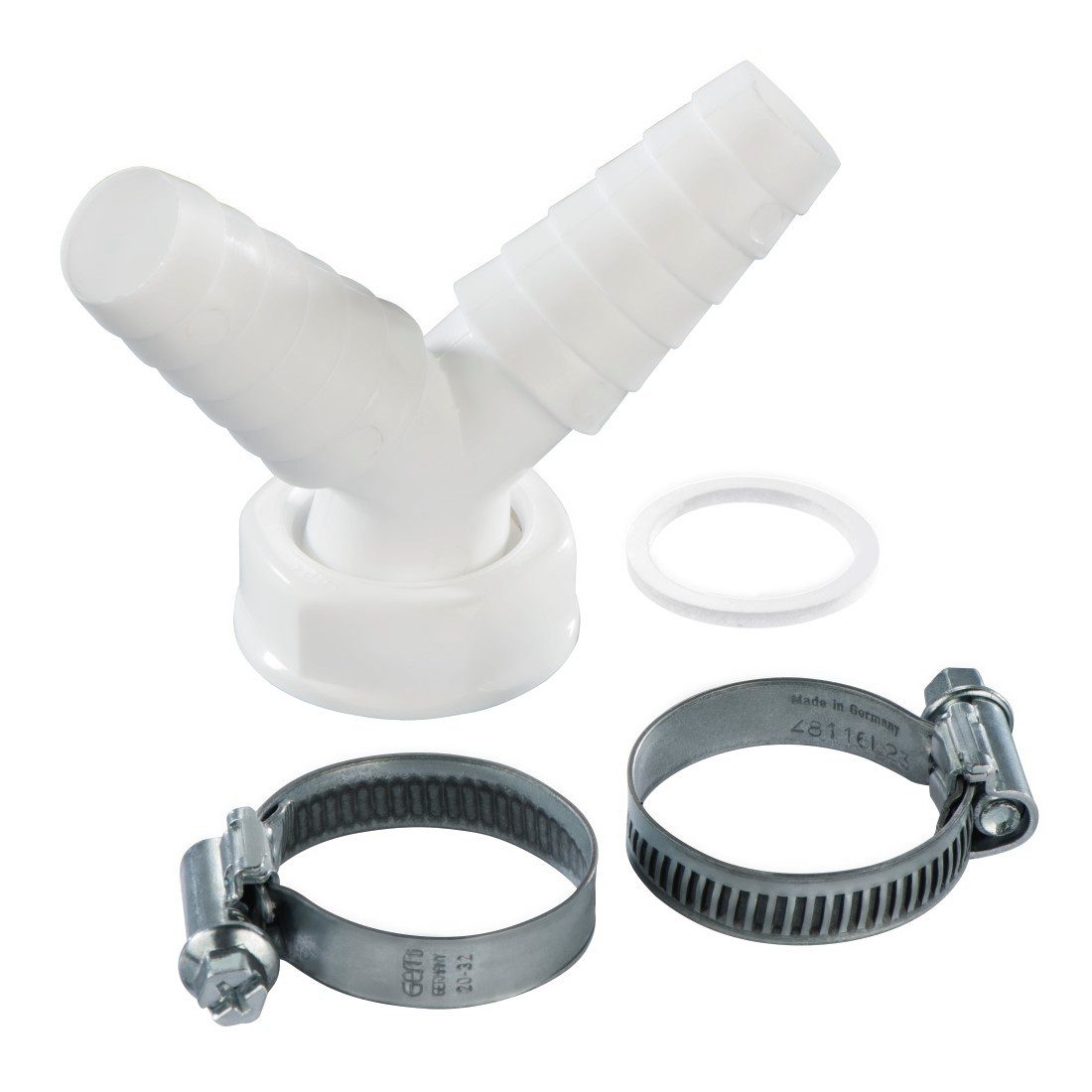 Hama Y-Stück Y-Verbinder, Schlauchverbinder für Abläufe, (4-tlg)