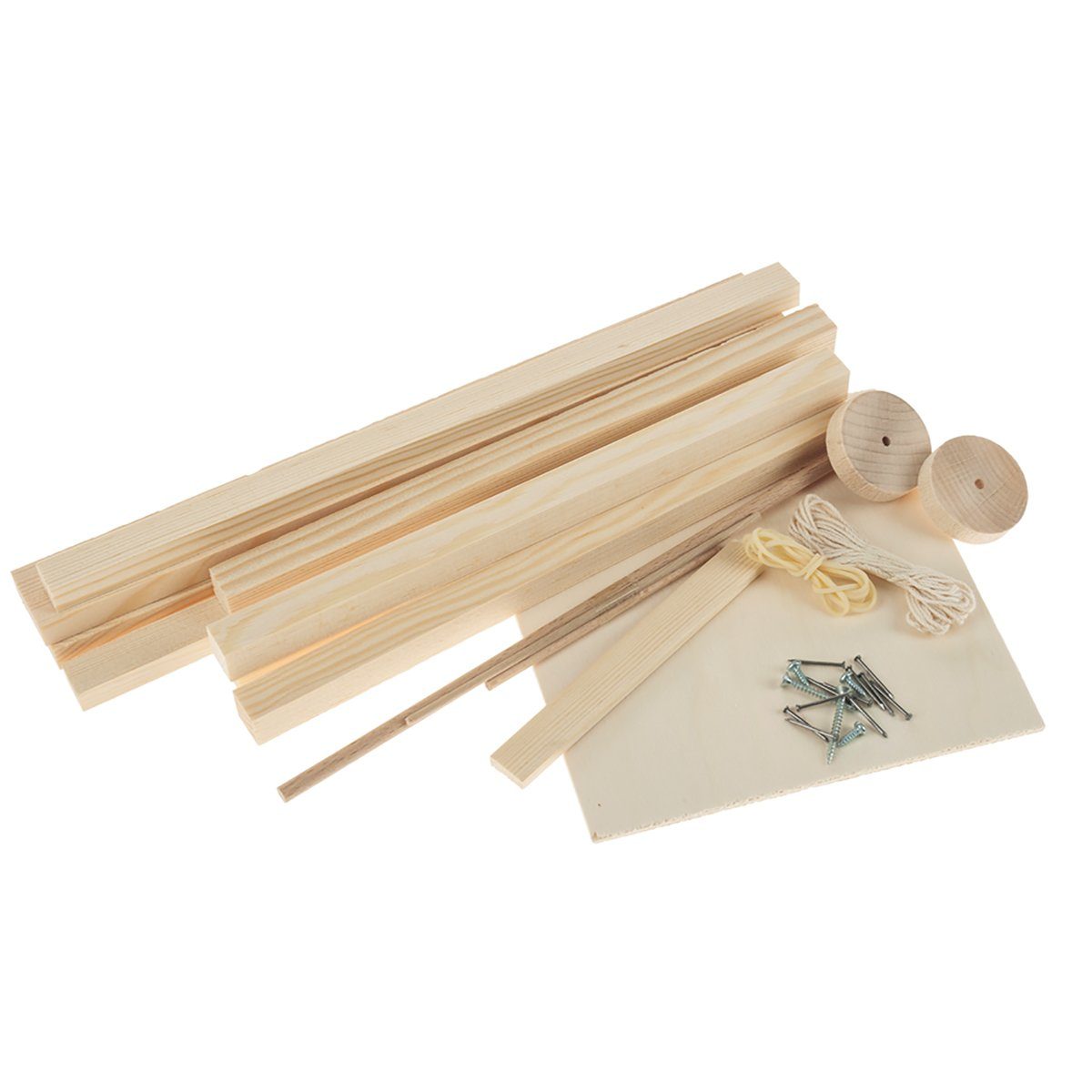 matches21 HOME & HOBBY Römisches Katapult Holz Bausatz ab 11 J Holzbaukasten – Bild 2 von 2