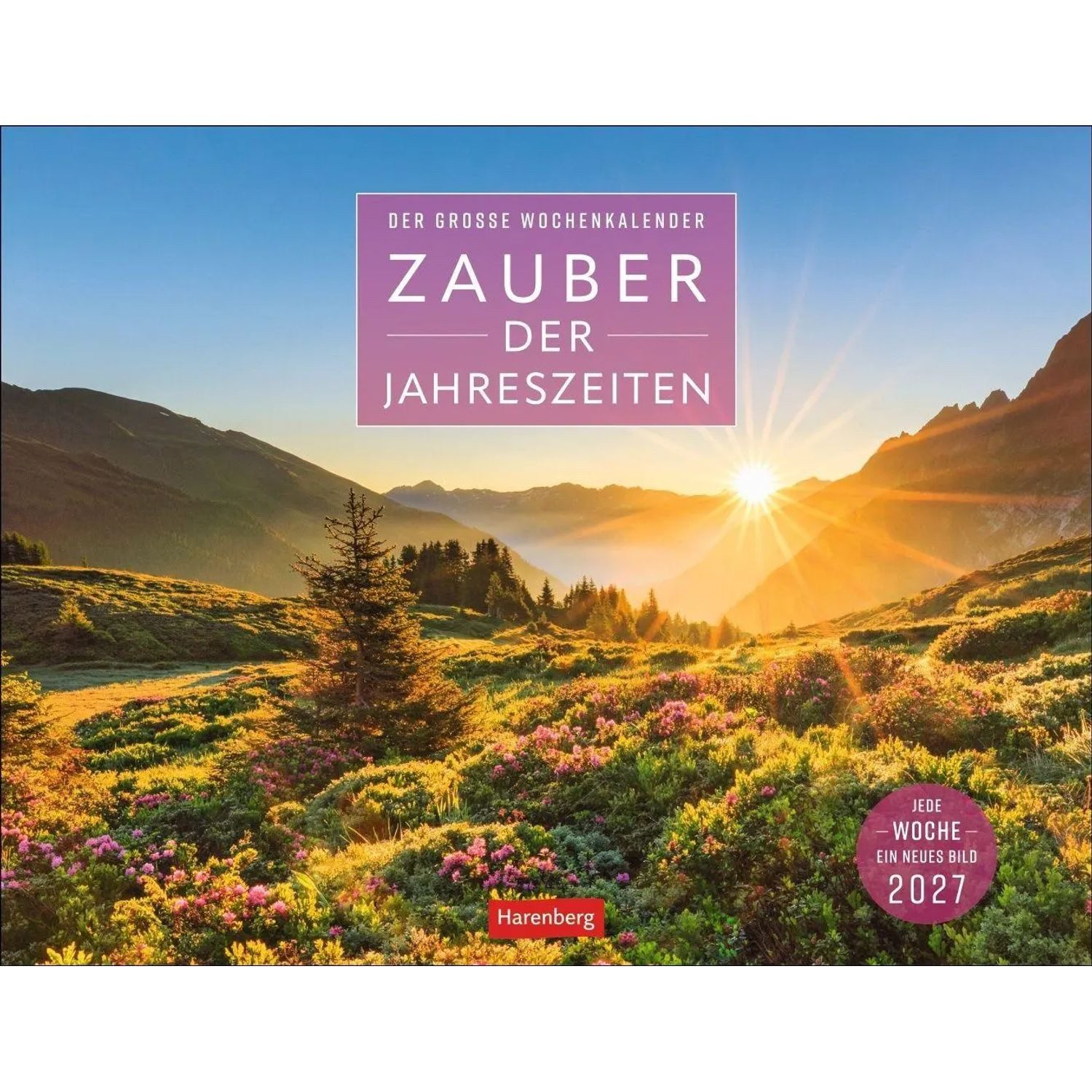 Harenberg Kalender Verlag Wandkalender Zauber der Jahreszeiten Großer Wochenkalender 2027 - Jede Woche ein...