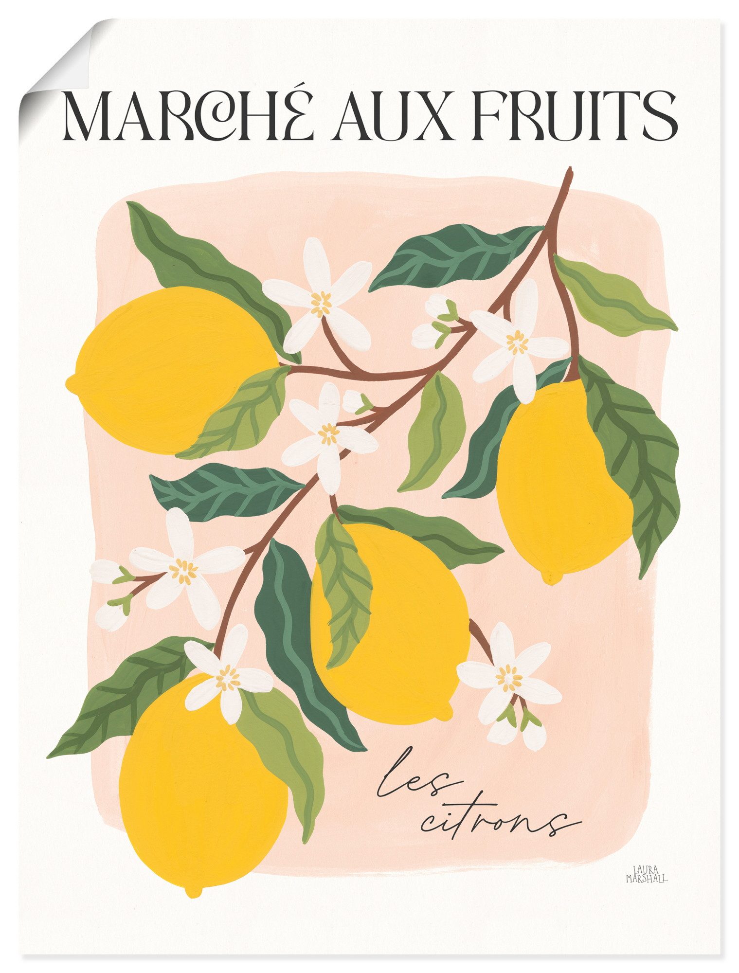 Artland Wandbild Marche aux Fruits II, Pflanzenbilder (1 St), als Alubild, Leinwandbild, Poster, Wandaufkleber in verschied. Größen