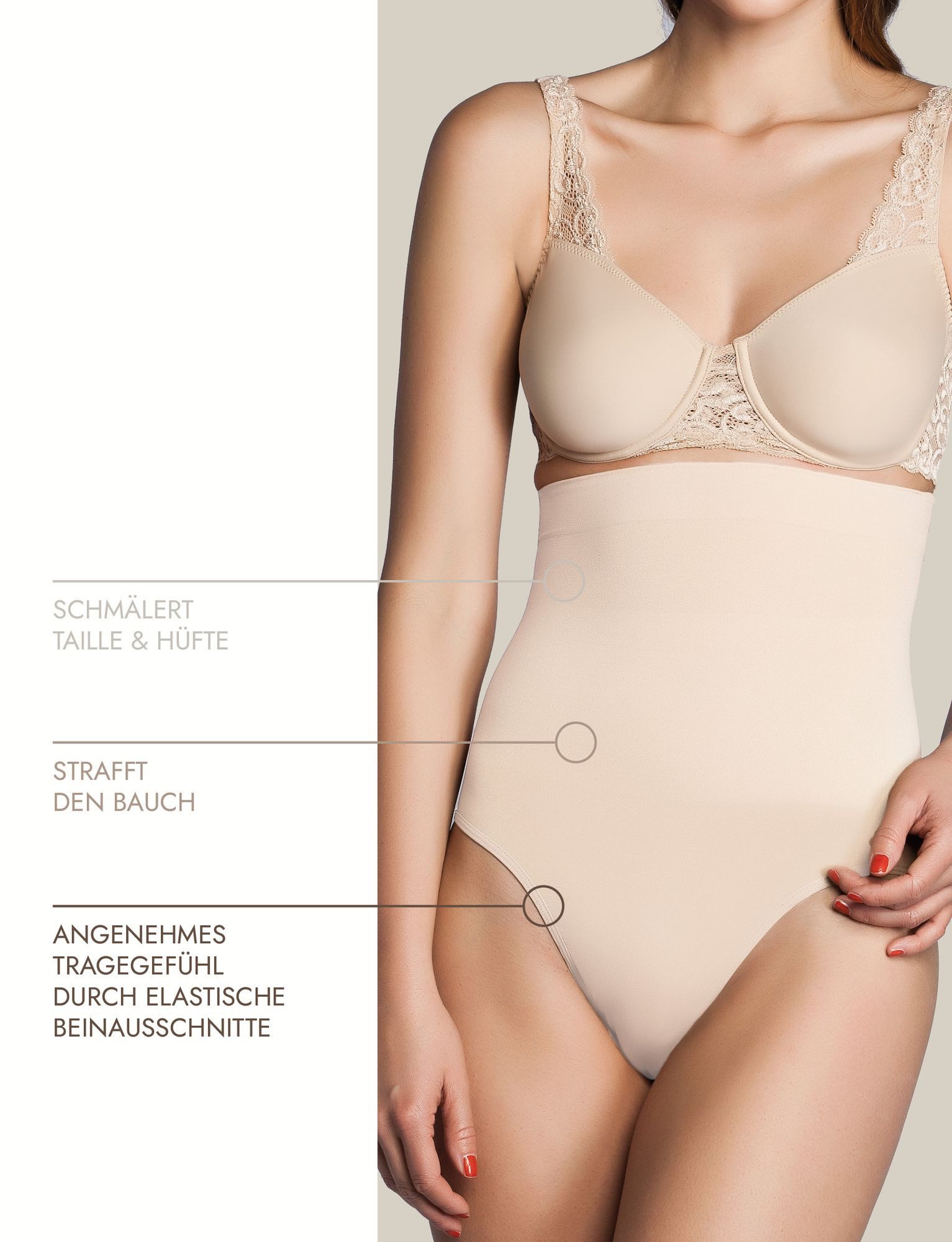 Miss Perfect Miederhose 34811 mit hoher Taille und Kühlungseffekt in Größe S-2XL (38-46)