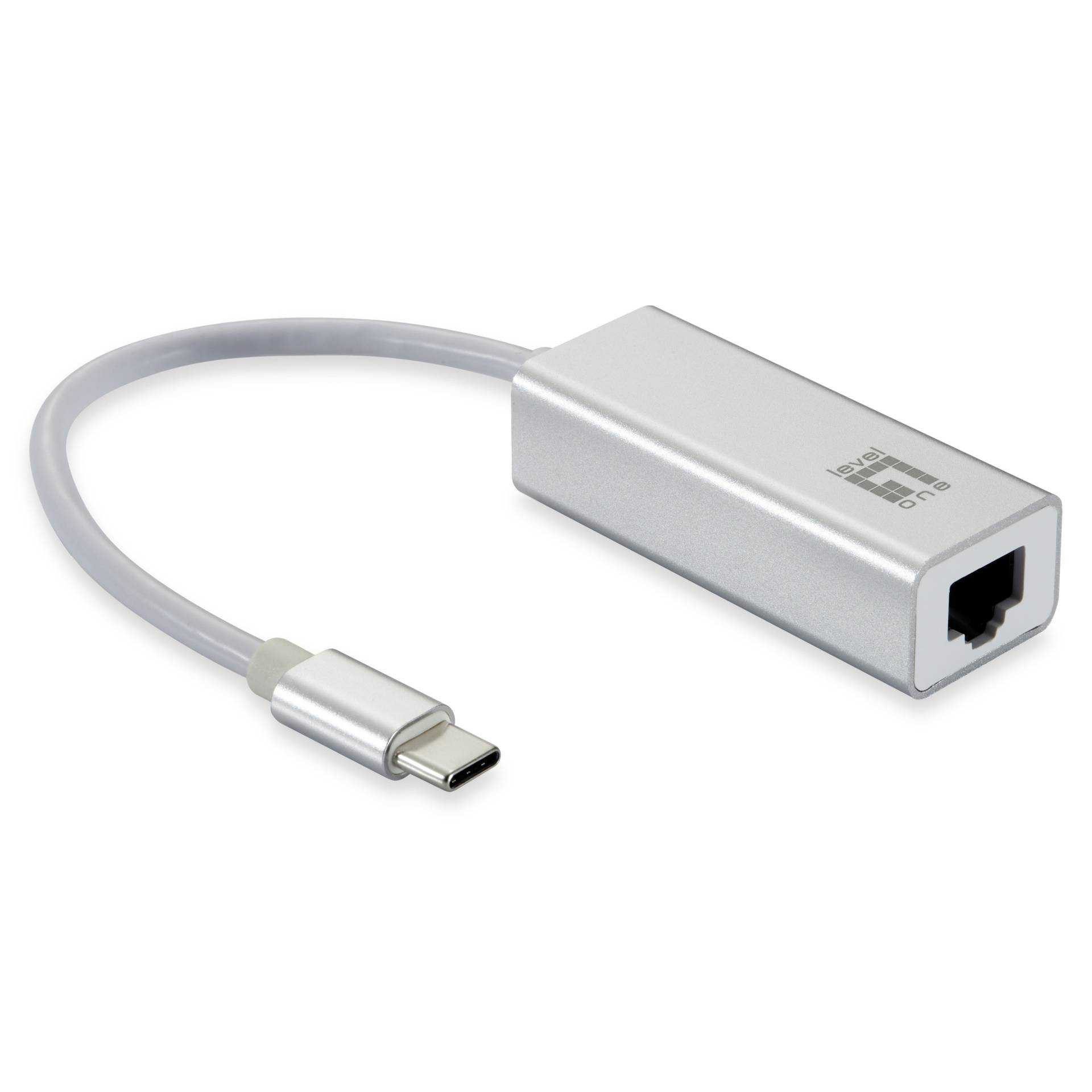 Levelone Ersatzscherkopf LevelOne USB-0402 - Netzwerkadapter - USB-C - Gigabit Ethernet