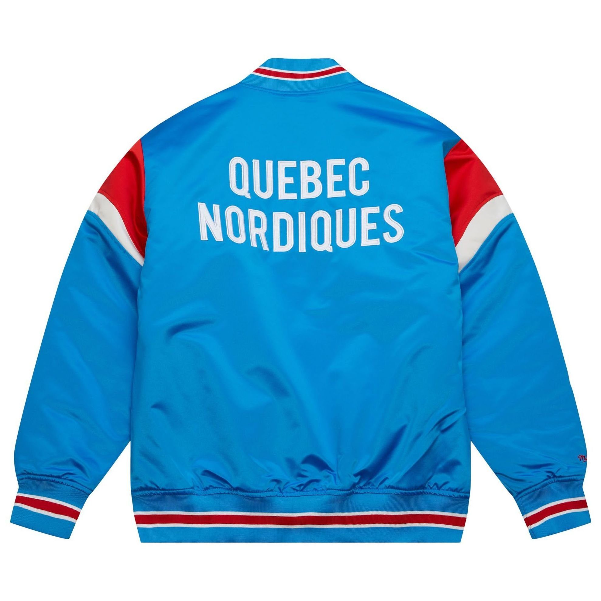 Mitchell & Ness Heavyweight NHL Collegejacke Satin Quebec Nordiques