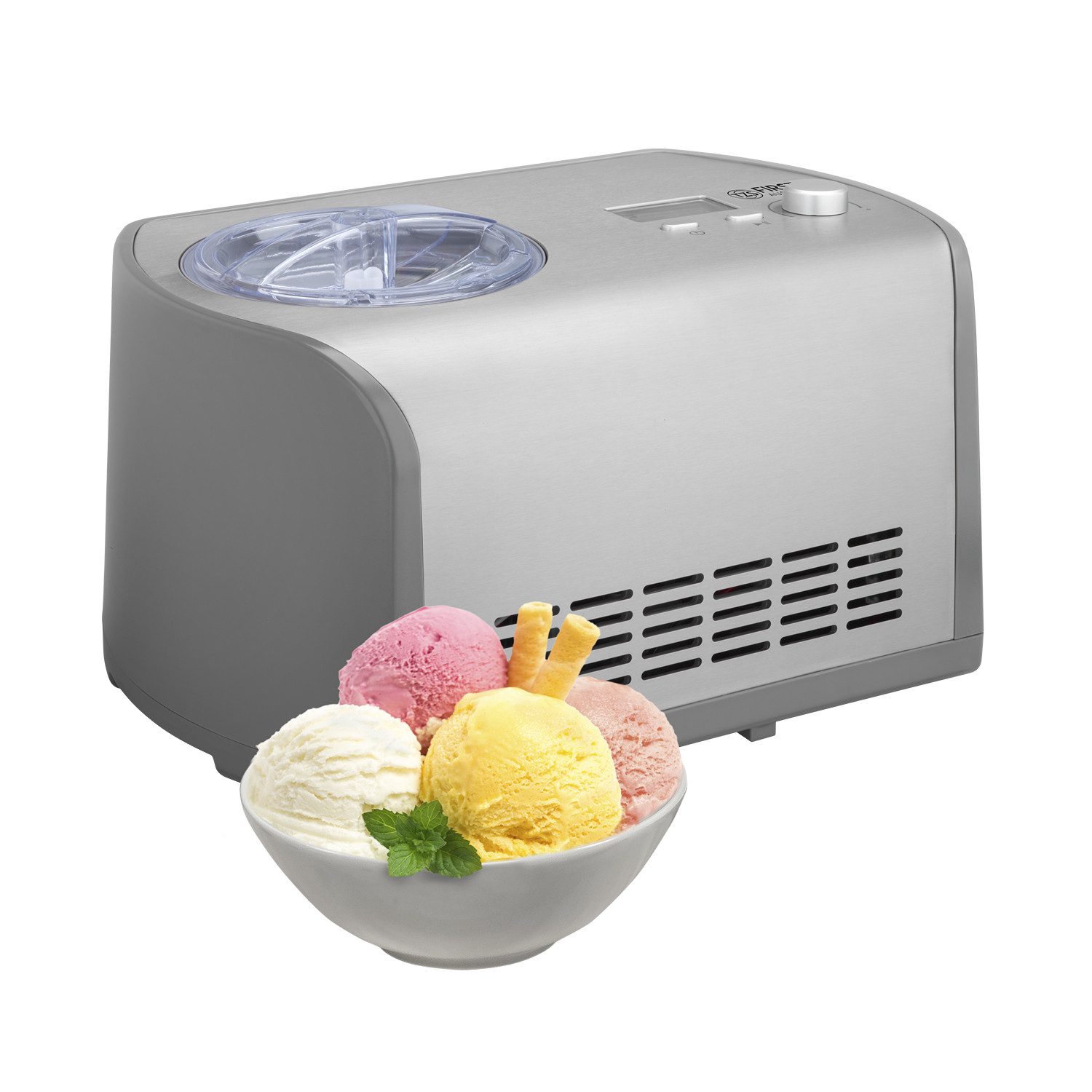 Eismaschine Ice Cream Maker, mit Kompressor, selbstkühlend