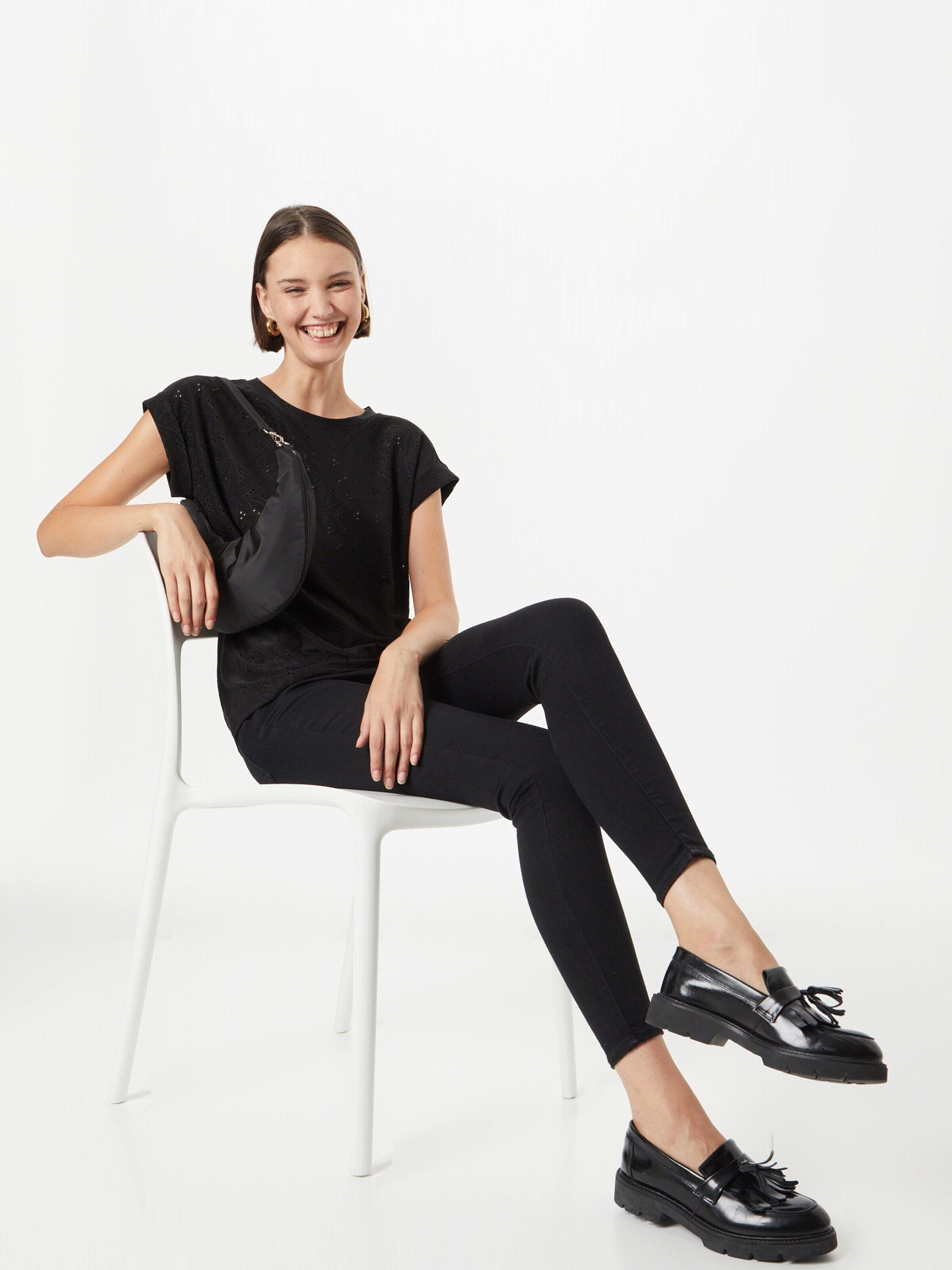 FREEQUENT T-Shirt BLOND (1-tlg) Lochmuster