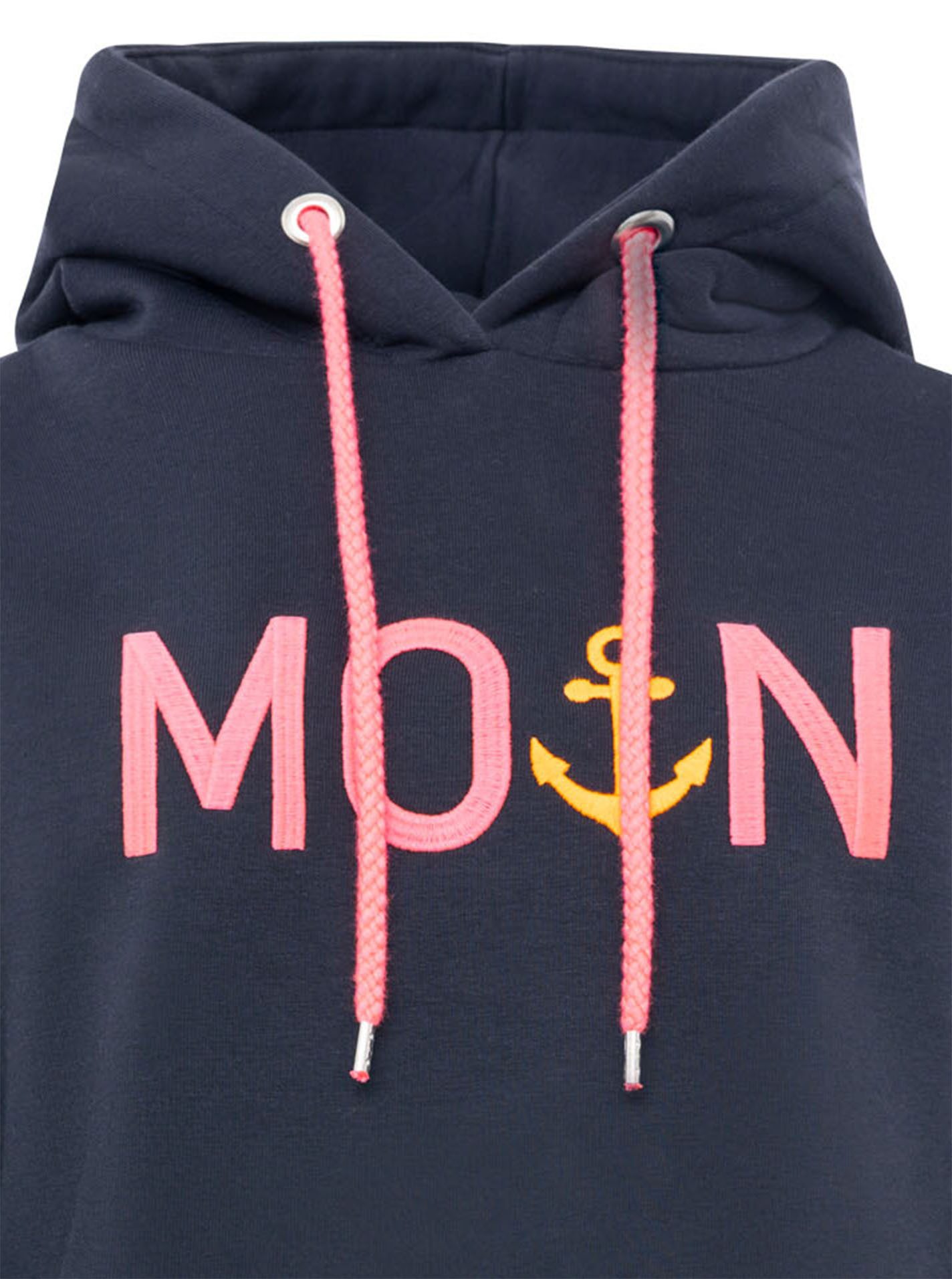 Zwillingsherz Hoodie "Rahel" Kontrastbündchen, Kängurutasche, Langarm, Kapuze, Kordelzug