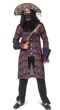 Funny Fashion Kostüm Barock Pirat Musketier Kostüm für Herren mit Toten