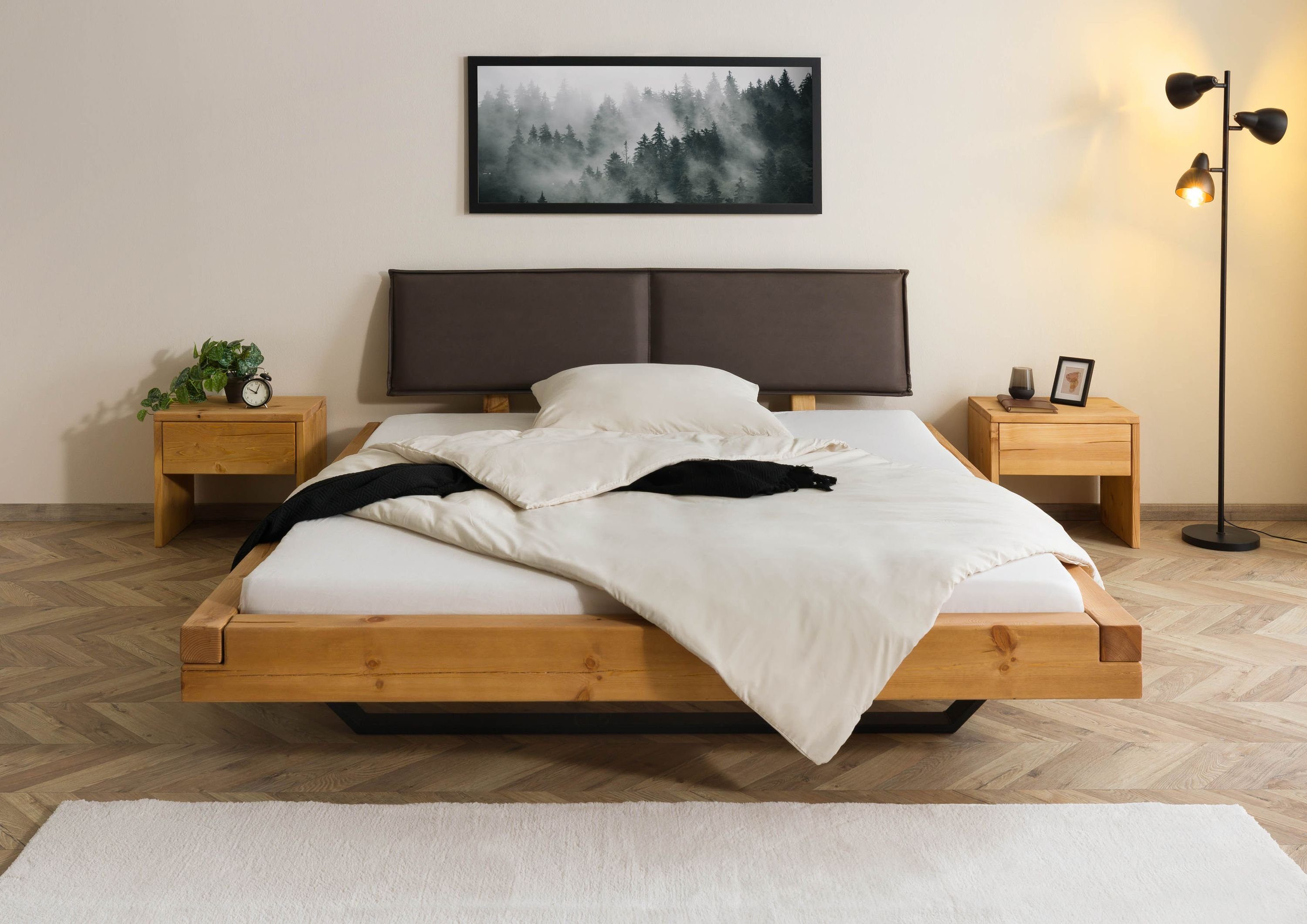 Massivmoebel24 Massivholzbett FICHTELBERG