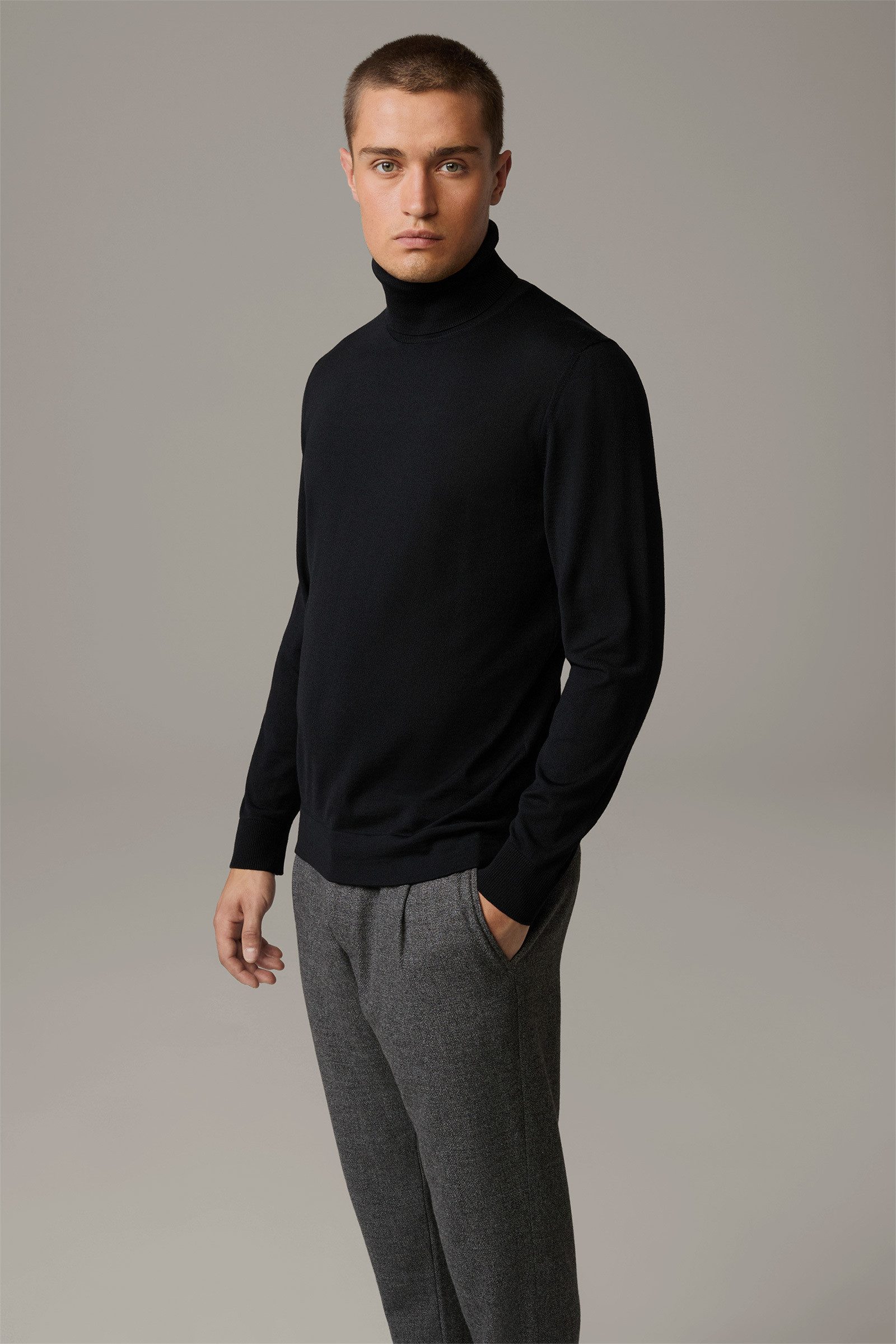 Strellson Strickpullover Marek aus Schurwolle (1-tlg) günstig online kaufen