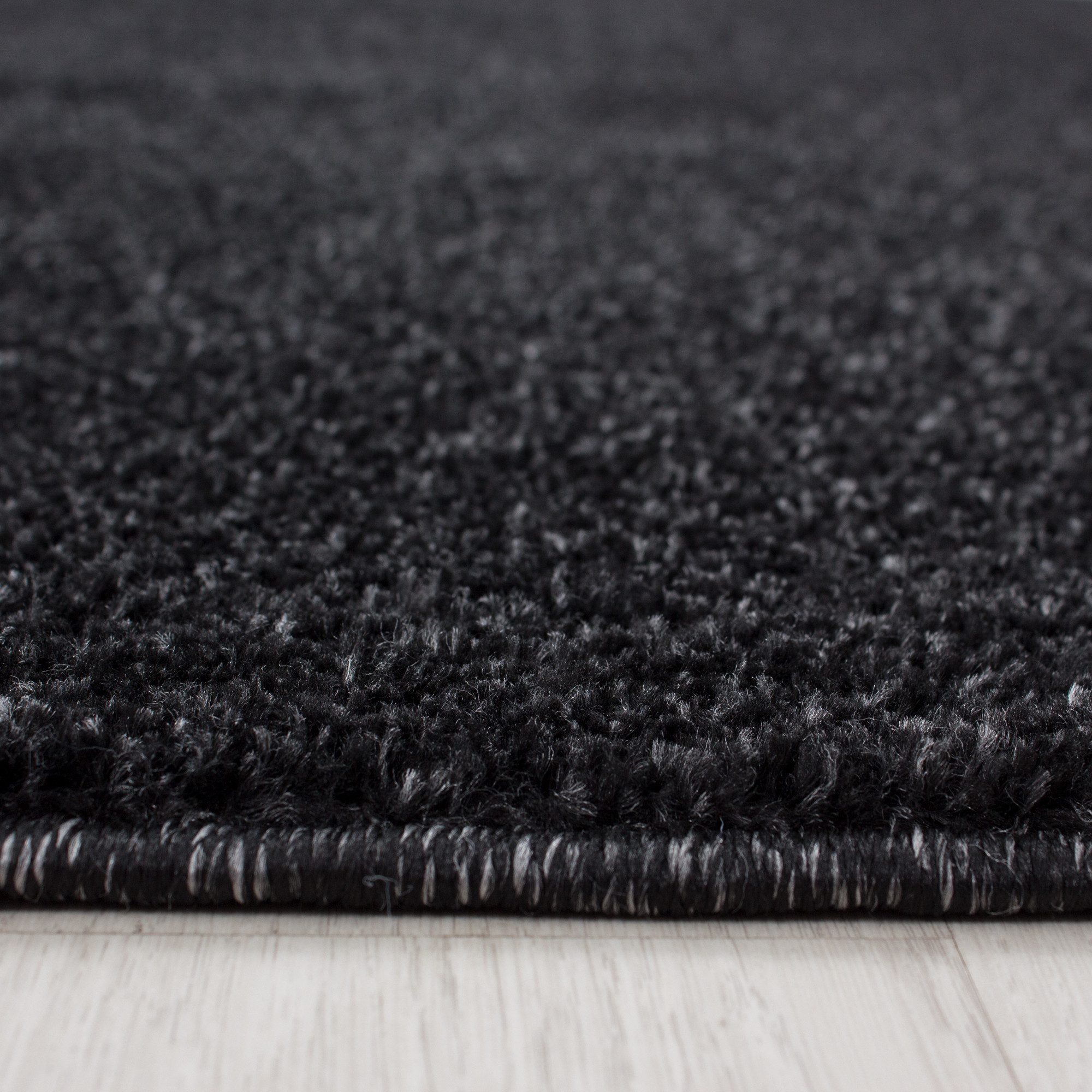 Carpettex Kurzflor-Bettumrandung Unicolor - Einfarbig, Höhe günstig online kaufen