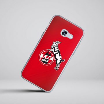 DeinDesign Handyhülle 1. FC Köln rot, Silikon Hülle, Bumper Case, Handy Schutzhülle, Smartphone Cover 1. FC Köln Offizielles Lizenzprodukt EffZeh