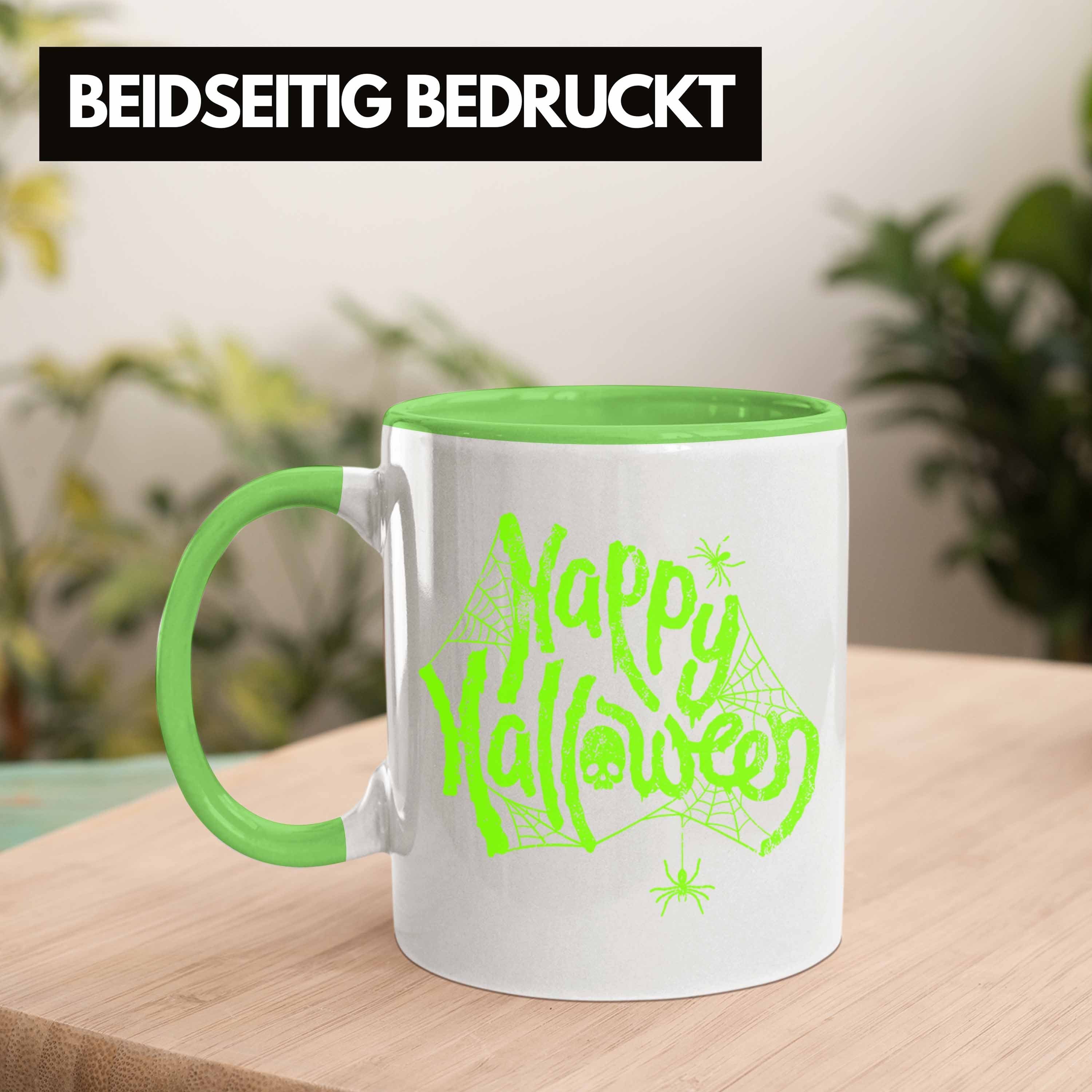 Kürbis Halloween Tasse Becher Dekoration Boo Daumen Grün Runter Tasse Trendation Geist