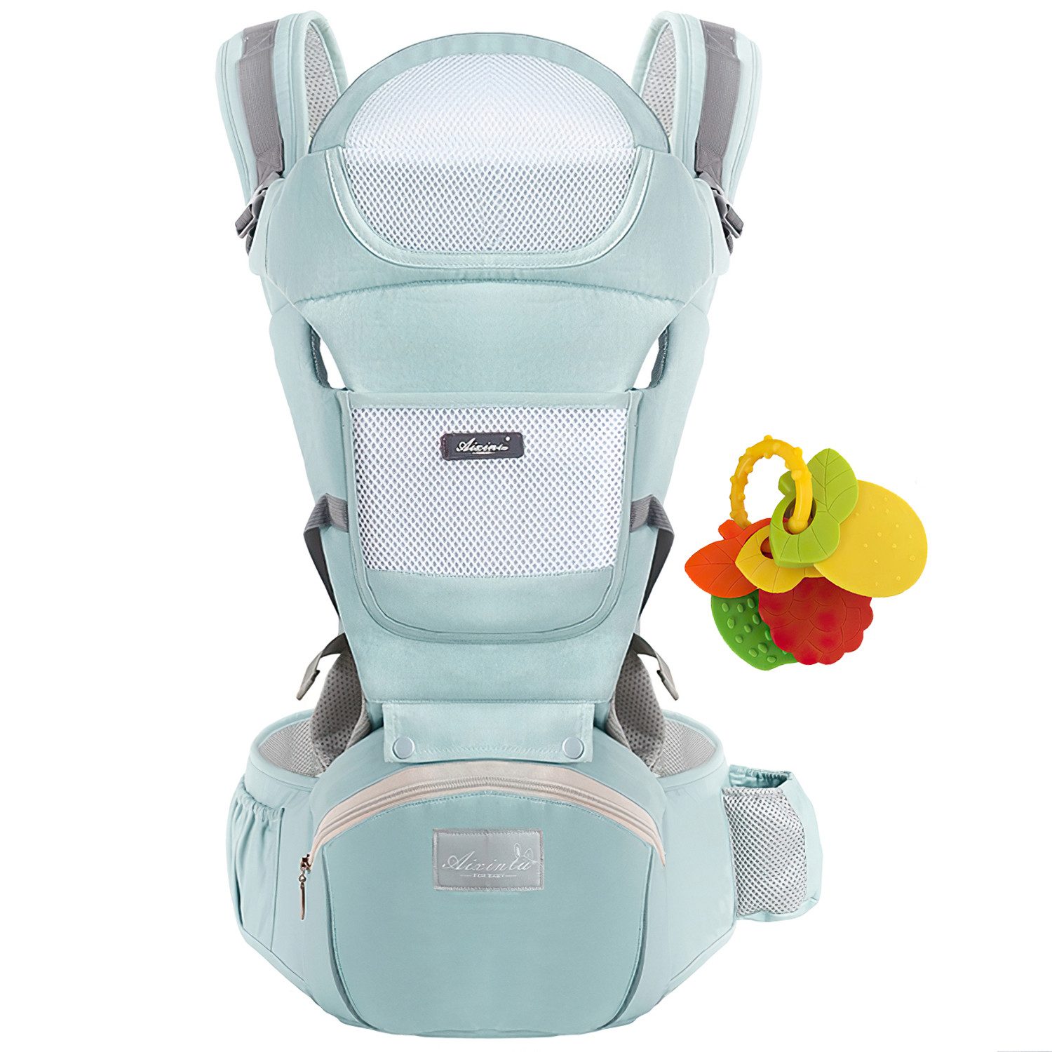 Bauchtrage Babytrage mit Hüftsitz/reine Baumwolle