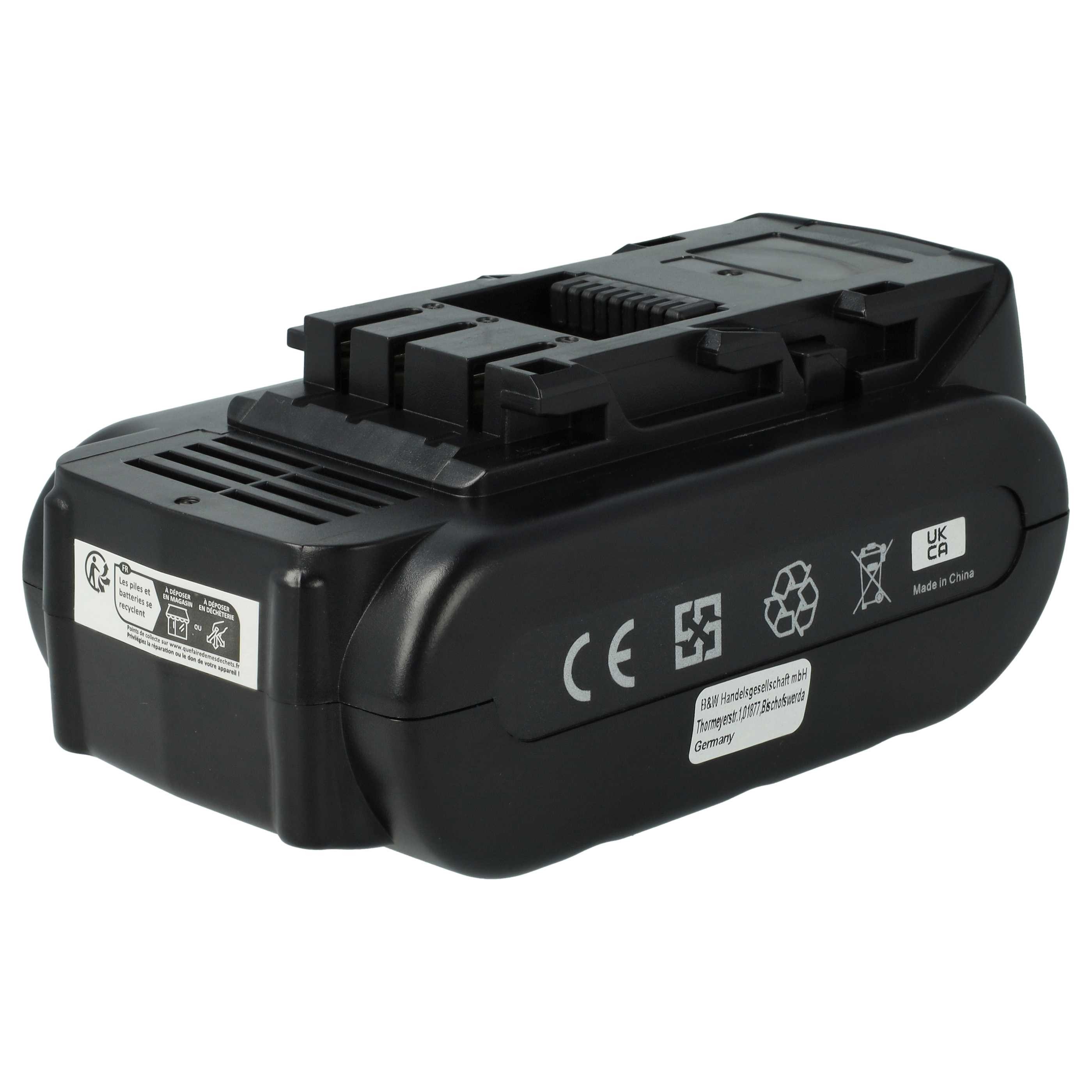 vhbw Akku Ersatz für Panasonic EZ9L40, EZ9L44, EZ9L41, EZ9L42 für Akku Akku Li-Ion 4000 mAh (14,4 V, 1 St), Leistungsfähiger Austausch-Akku für Werkzeug Powertools wie