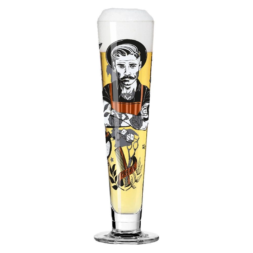 Bierglas Ritzenhoff Heldenfest Bier #9 W. Bohr H22