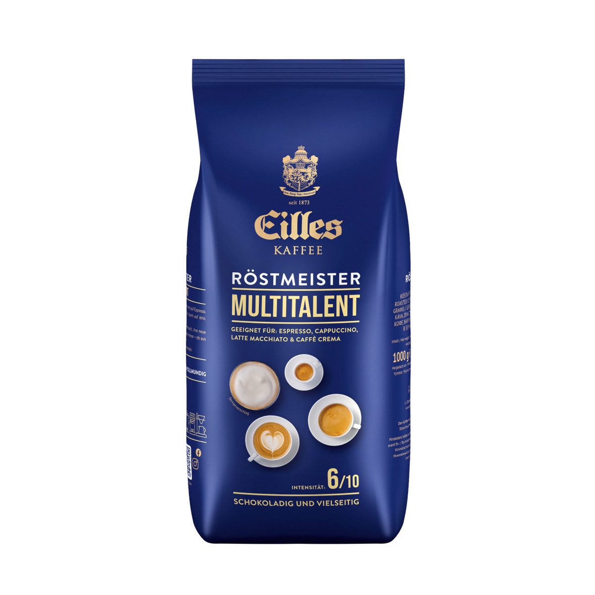 Eilles Kaffee, Eilles Röstmeister Multitalent harmonisch ausbalanciert Packung 1000g