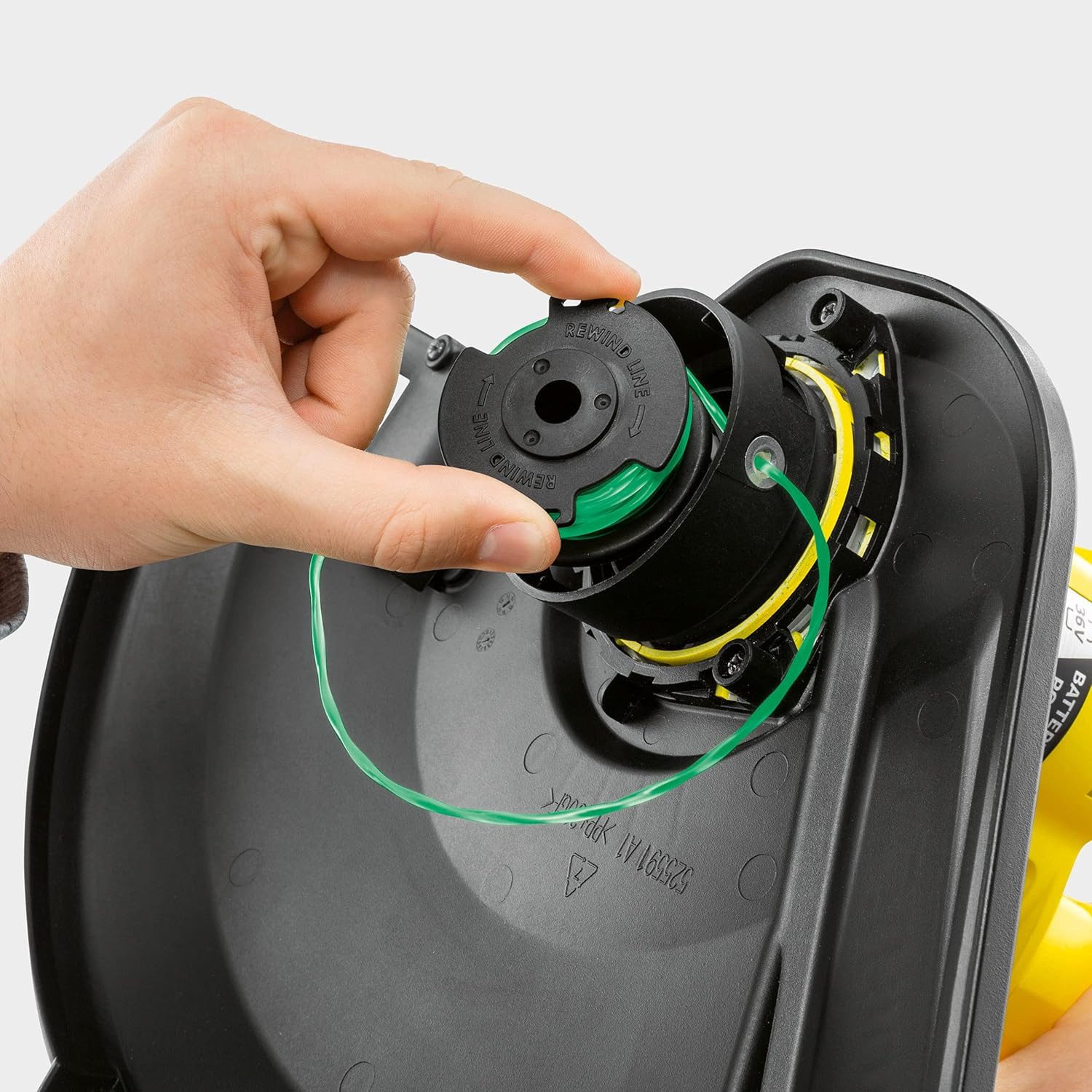 Karcher Fadenspule Kärcher Fadenspulen im Dreierpack für Rasentrimmer, (3er)
