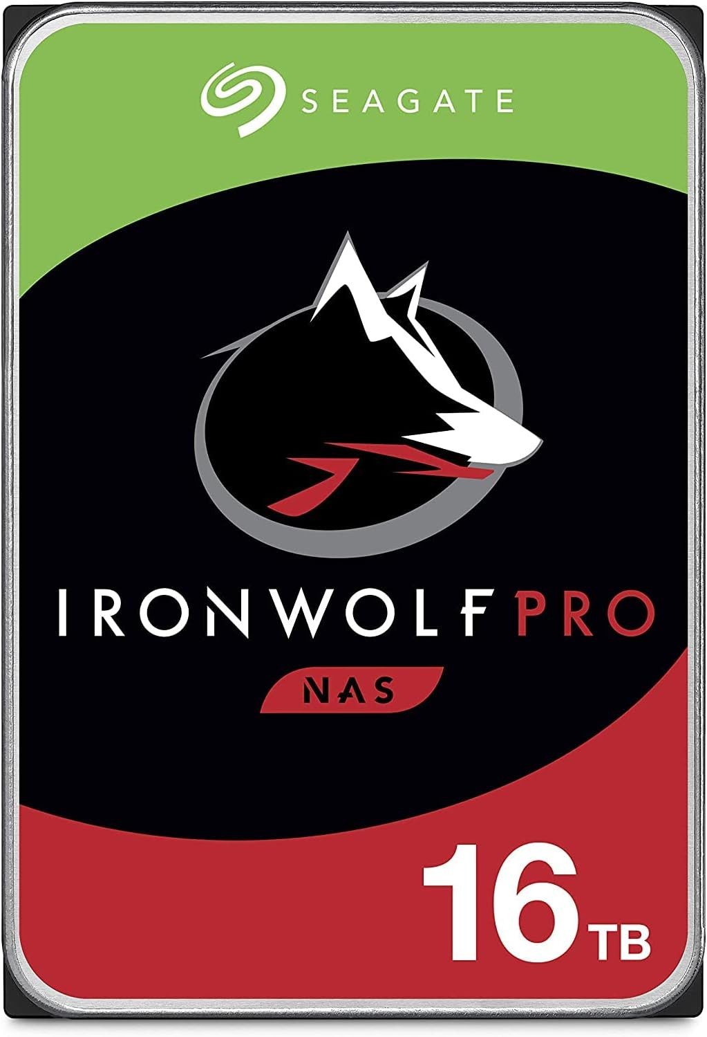 Seagate Seagate IronWolf Pro 16TB ST16000NE000 3,5 Zoll SATA3 Interne HDD-NAS-Festplatte 3,5"