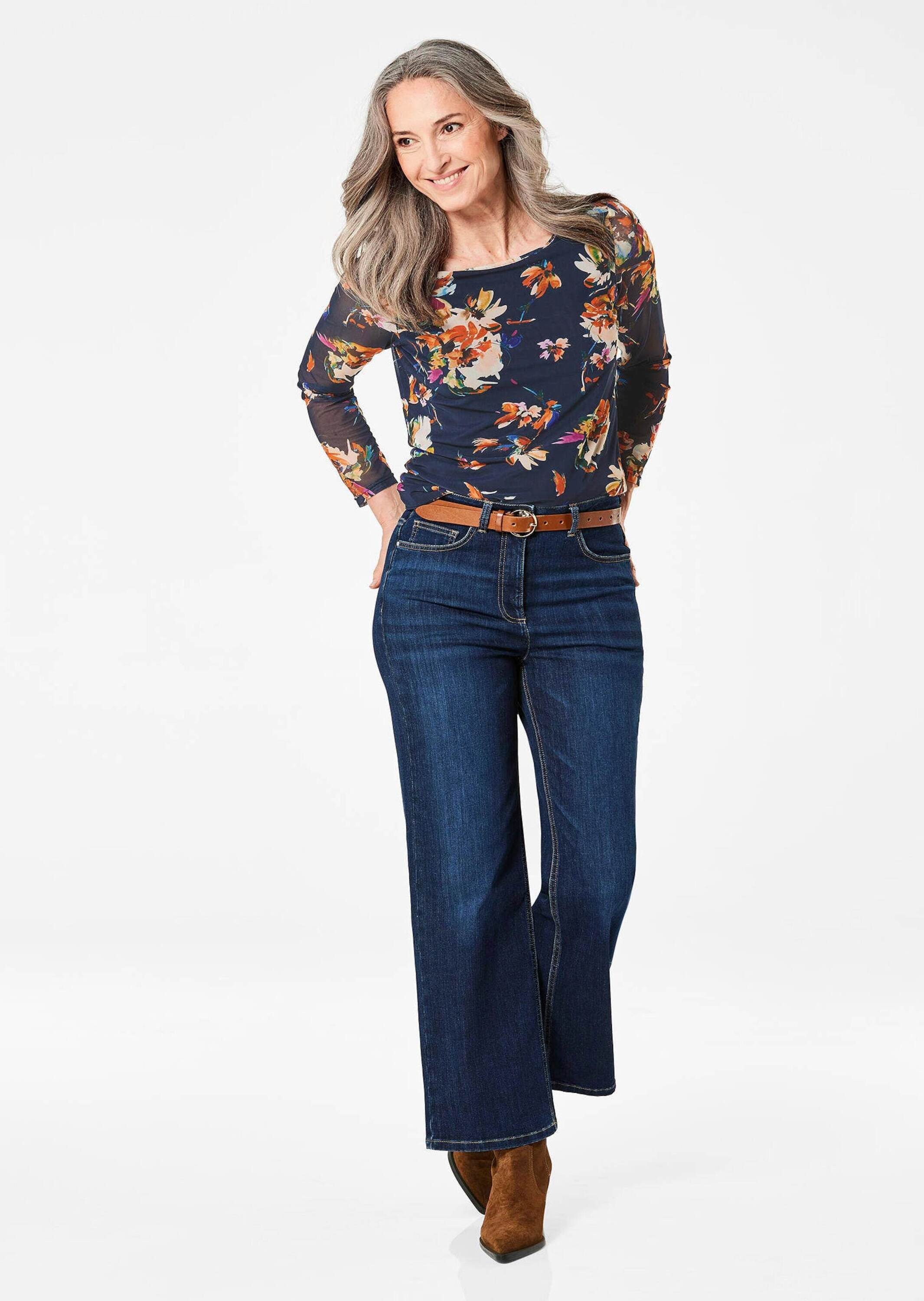 Print-Shirt Mesh-Shirt