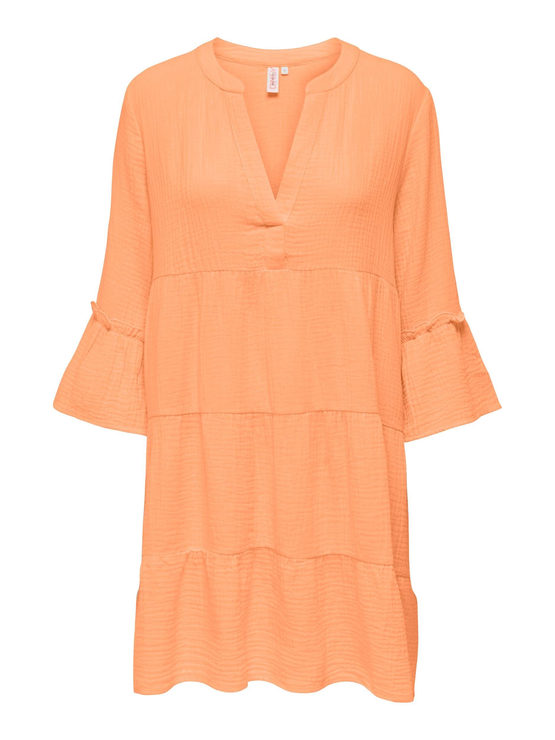 Voller Informationen! ONLY Minikleid Kleid orange