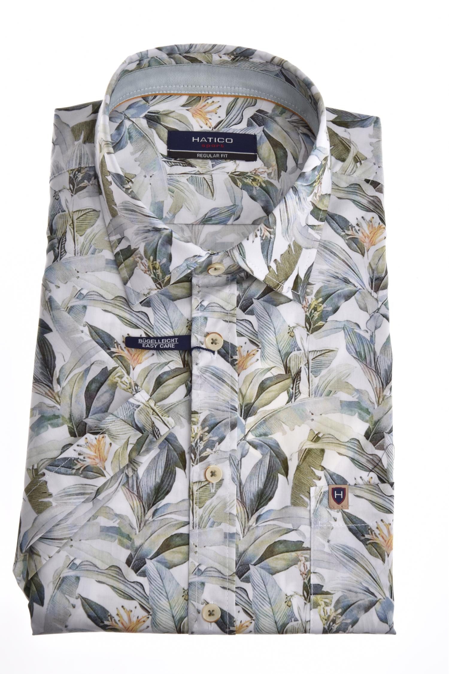 Kurzarmhemd HATICO- Sport Hemd regular fit Hal