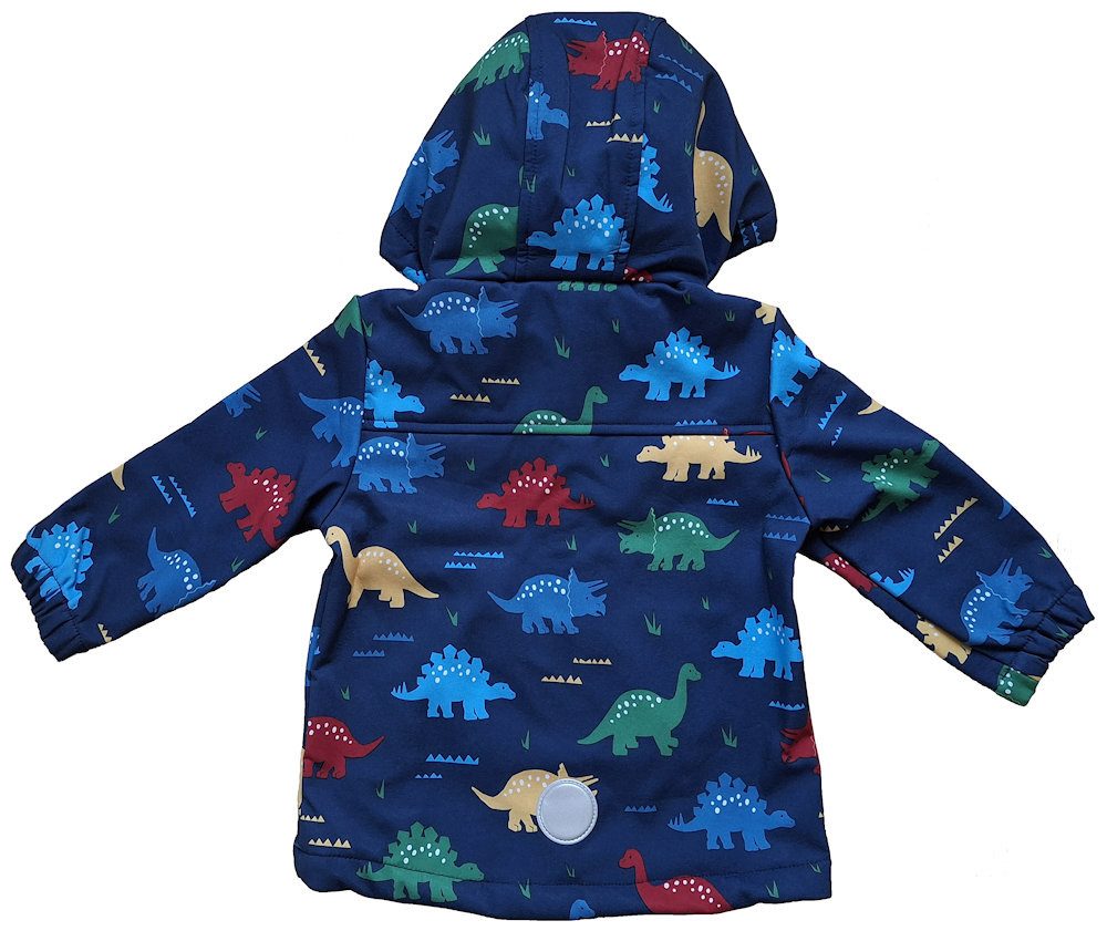Outburst Softshelljacke Outburst Baby Jungen Softshelljacke Jacke Dinosaurier blau (kein Set)